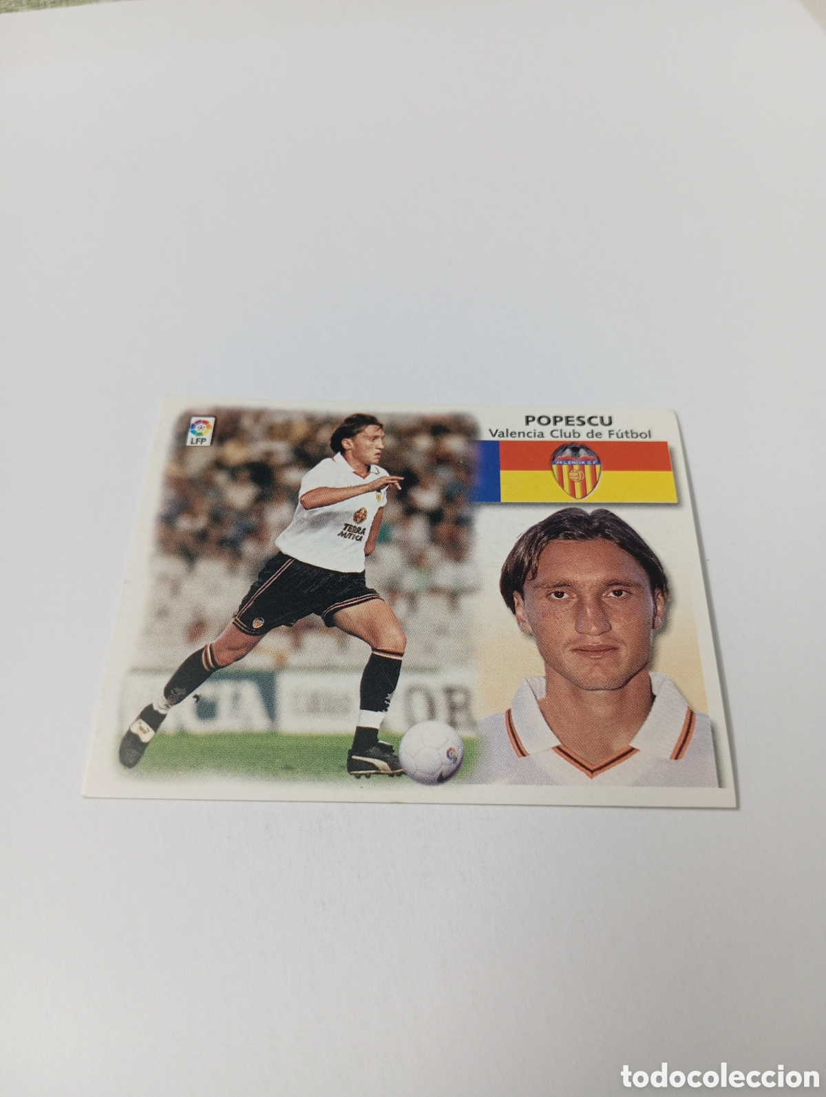 Cromos de F&uacute;tbol: POPESCU BAJA Valencia LIGA ESTE 1999 2000 PANINI 99 00 NUEVO SIN PEGAR