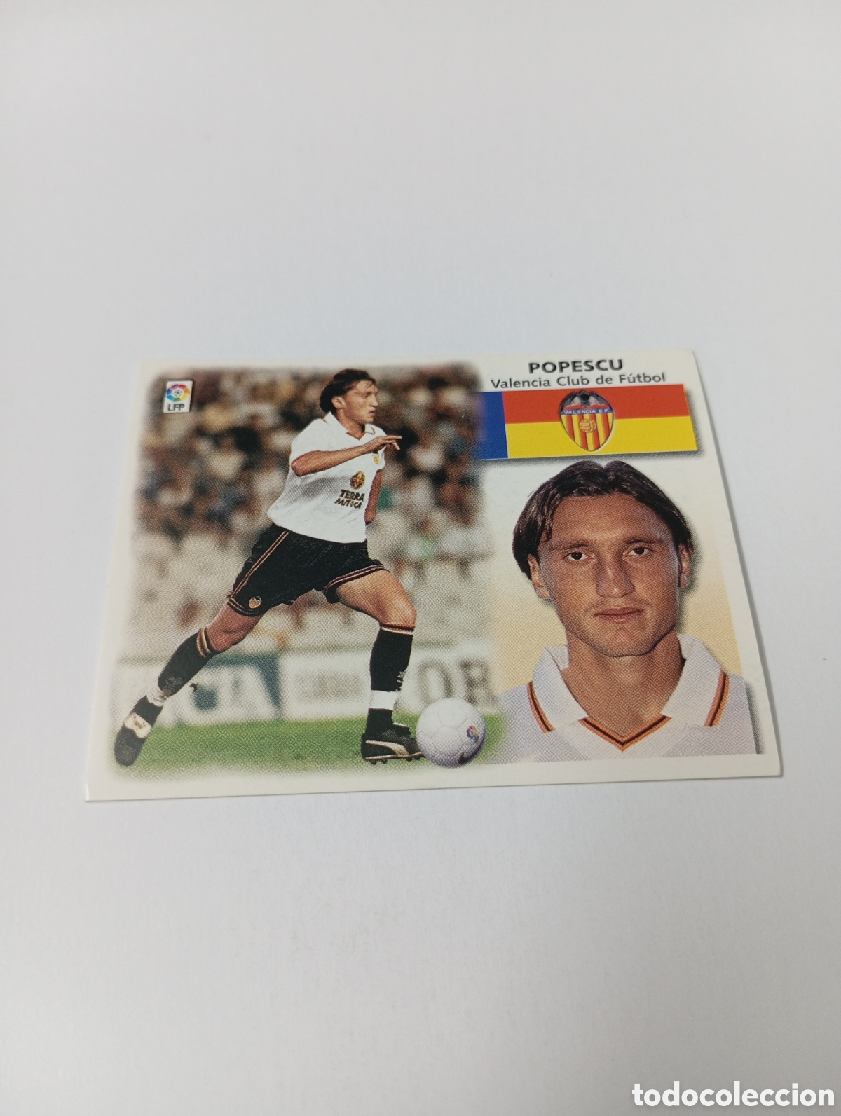 Cromos de F&uacute;tbol: POPESCU BAJA Valencia LIGA ESTE 1999 2000 PANINI 99 00 NUEVO SIN PEGAR