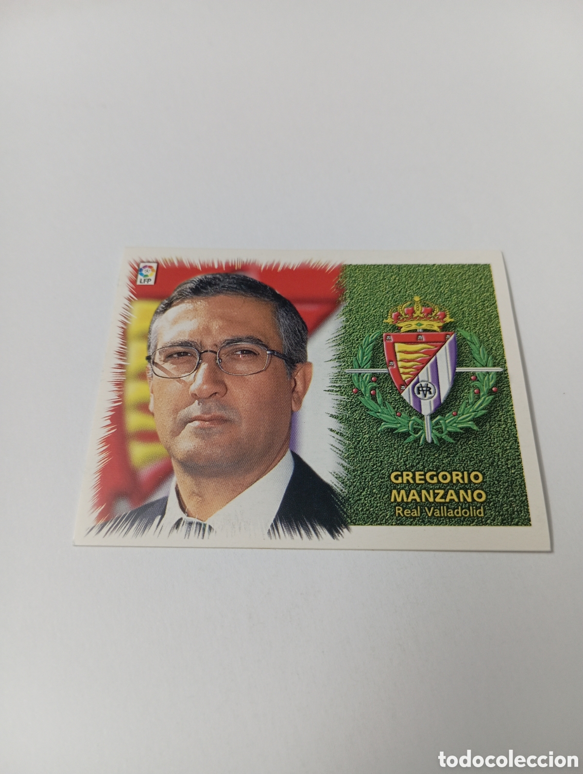 Cromos de F&uacute;tbol: ENTRENADOR GREGORIO MANZANO Valladolid LIGA ESTE 1999 2000 PANINI 99 00 NUEVO SIN PEGAR