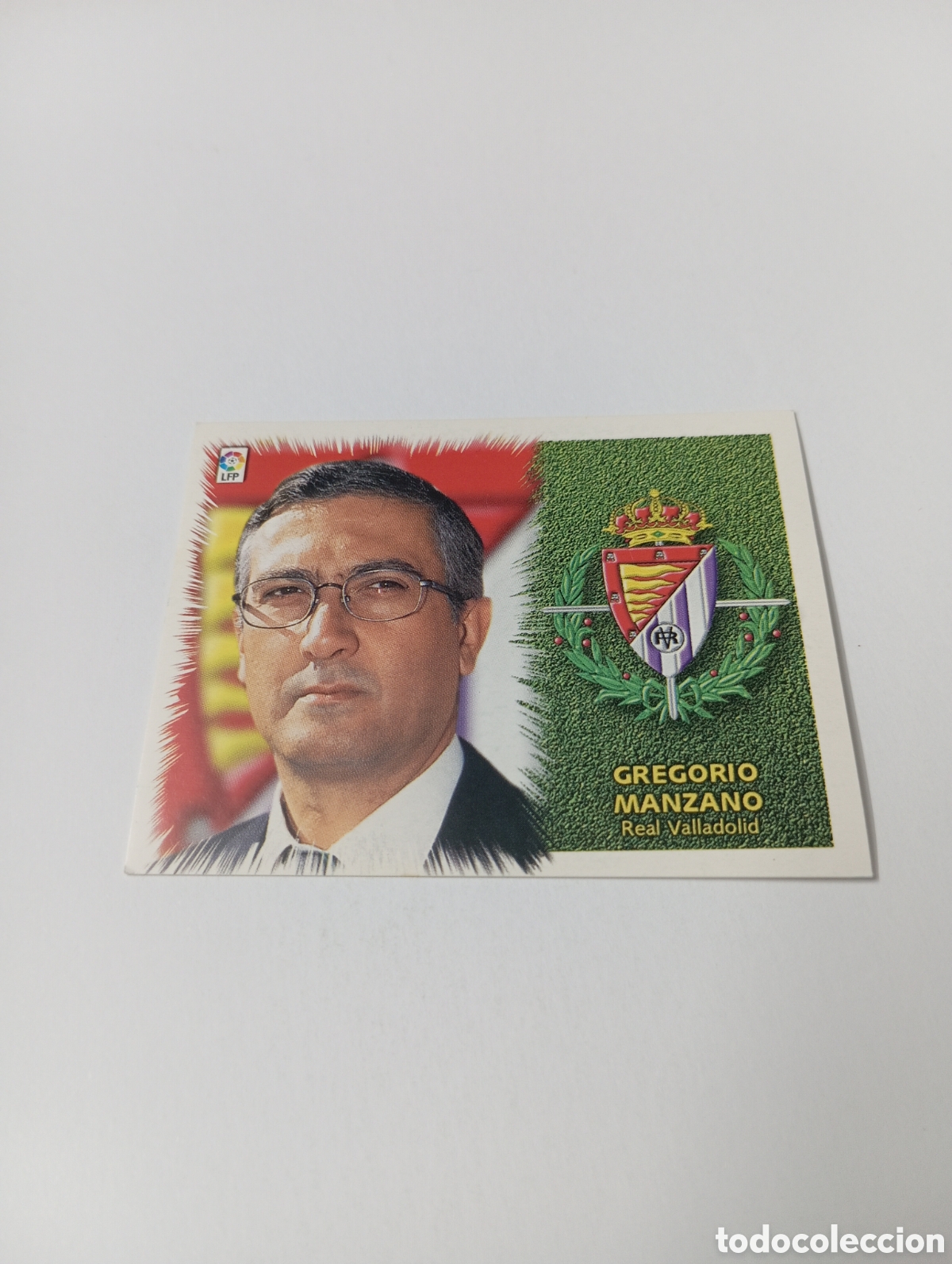 Cromos de F&uacute;tbol: ENTRENADOR GREGORIO MANZANO Valladolid LIGA ESTE 1999 2000 PANINI 99 00 NUEVO SIN PEGAR