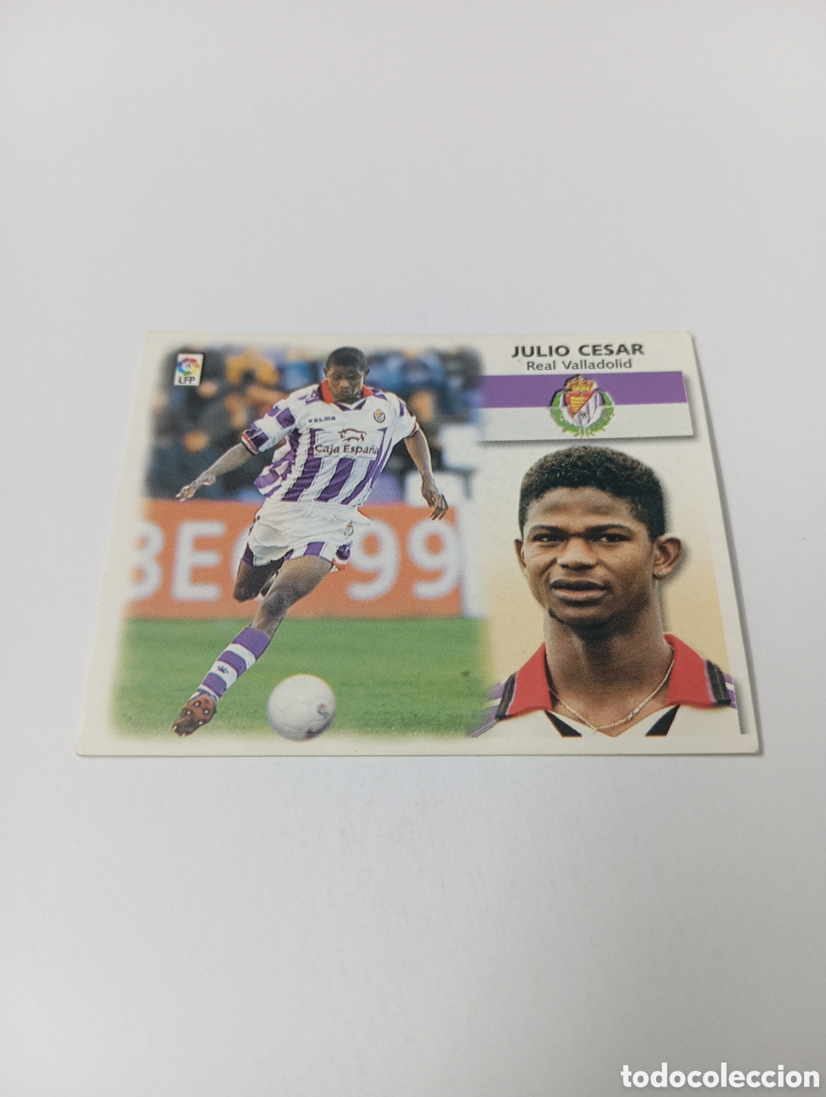 Cromos de F&uacute;tbol: JULIO CESAR BAJA Valladolid LIGA ESTE 1999 2000 PANINI 99 00 NUEVO SIN PEGAR