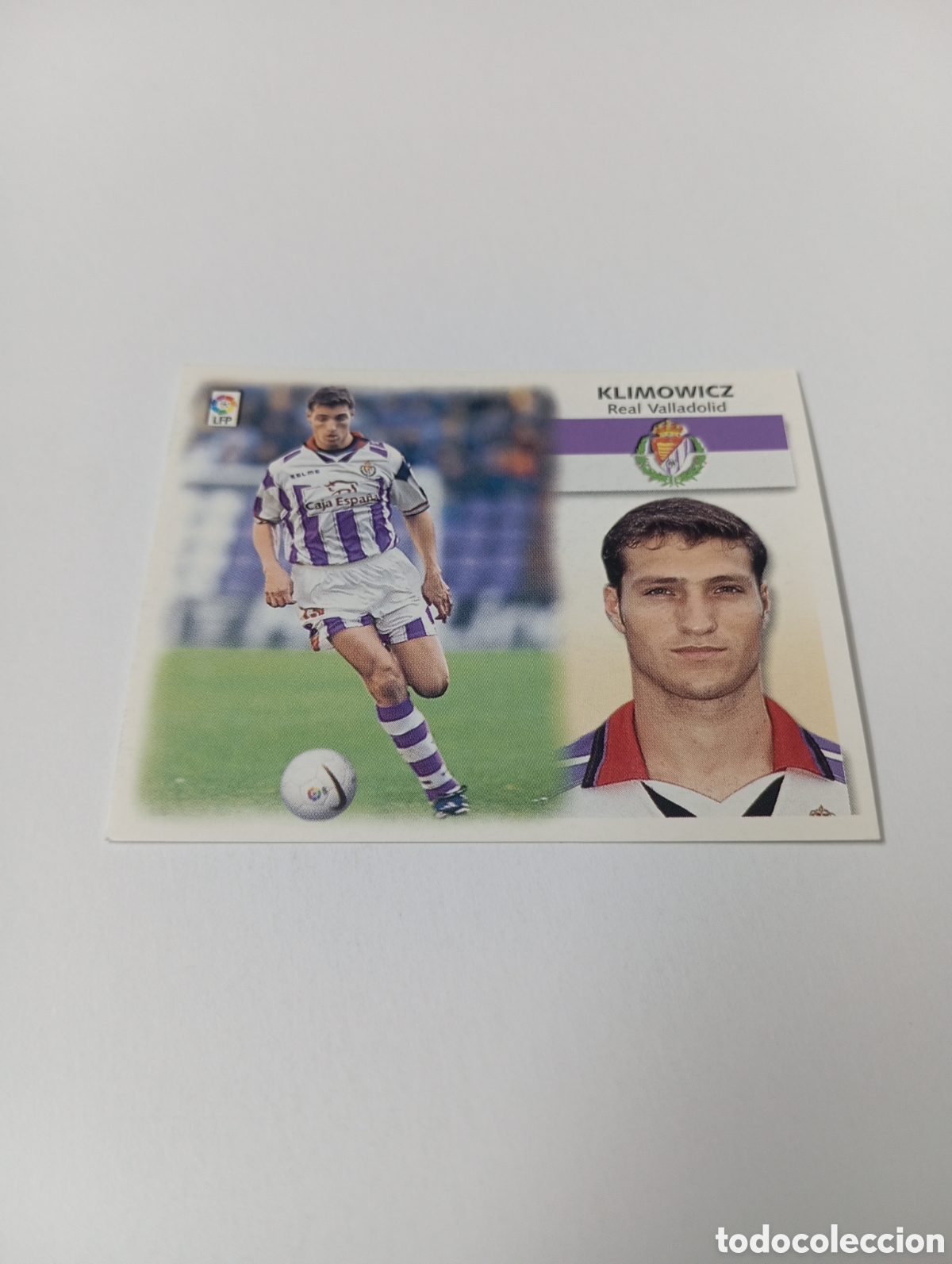 Cromos de F&uacute;tbol: KLIMOWICZ BAJA Valladolid LIGA ESTE 1999 2000 PANINI 99 00 NUEVO SIN PEGAR