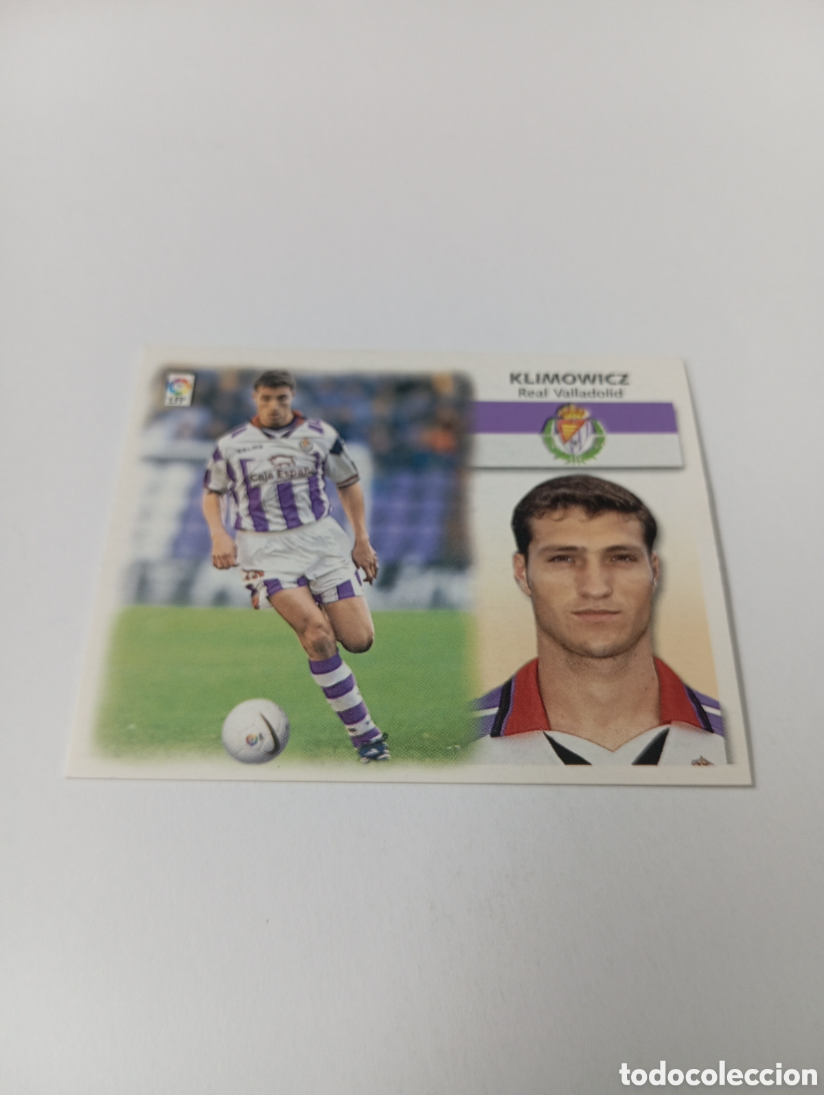 Cromos de F&uacute;tbol: KLIMOWICZ BAJA Valladolid LIGA ESTE 1999 2000 PANINI 99 00 NUEVO SIN PEGAR