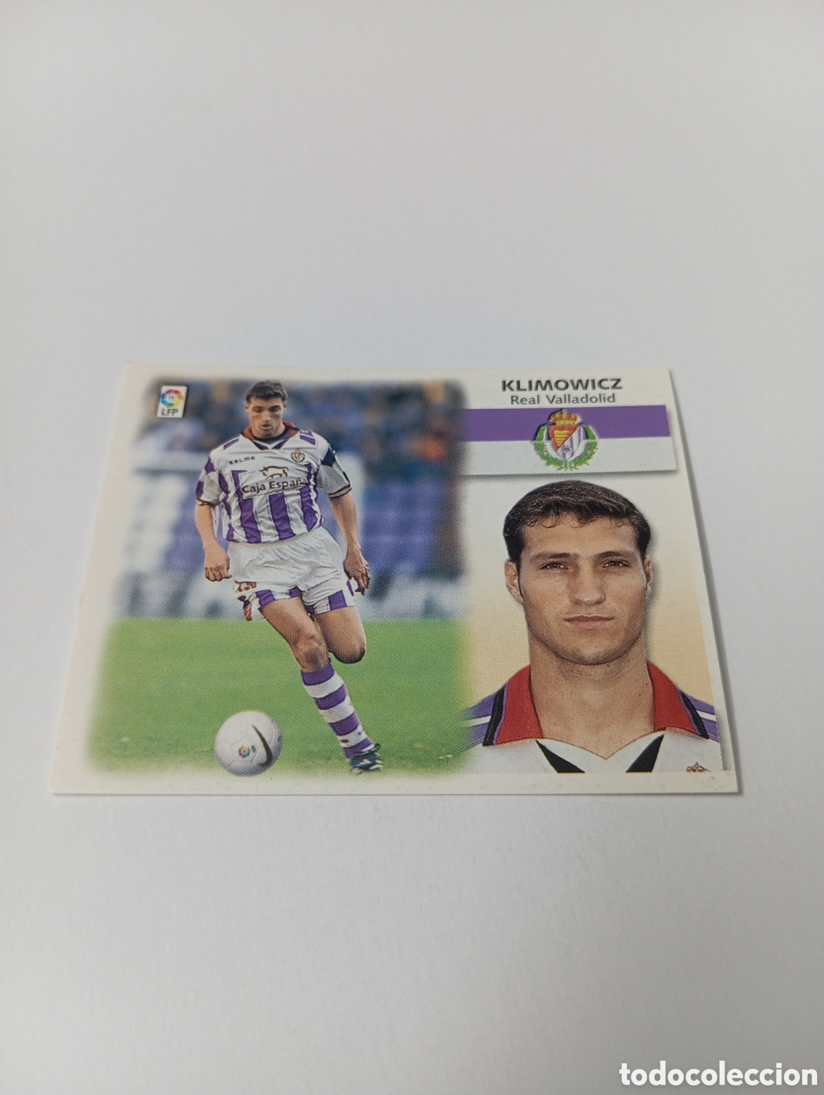 Cromos de F&uacute;tbol: KLIMOWICZ BAJA Valladolid LIGA ESTE 1999 2000 PANINI 99 00 NUEVO SIN PEGAR
