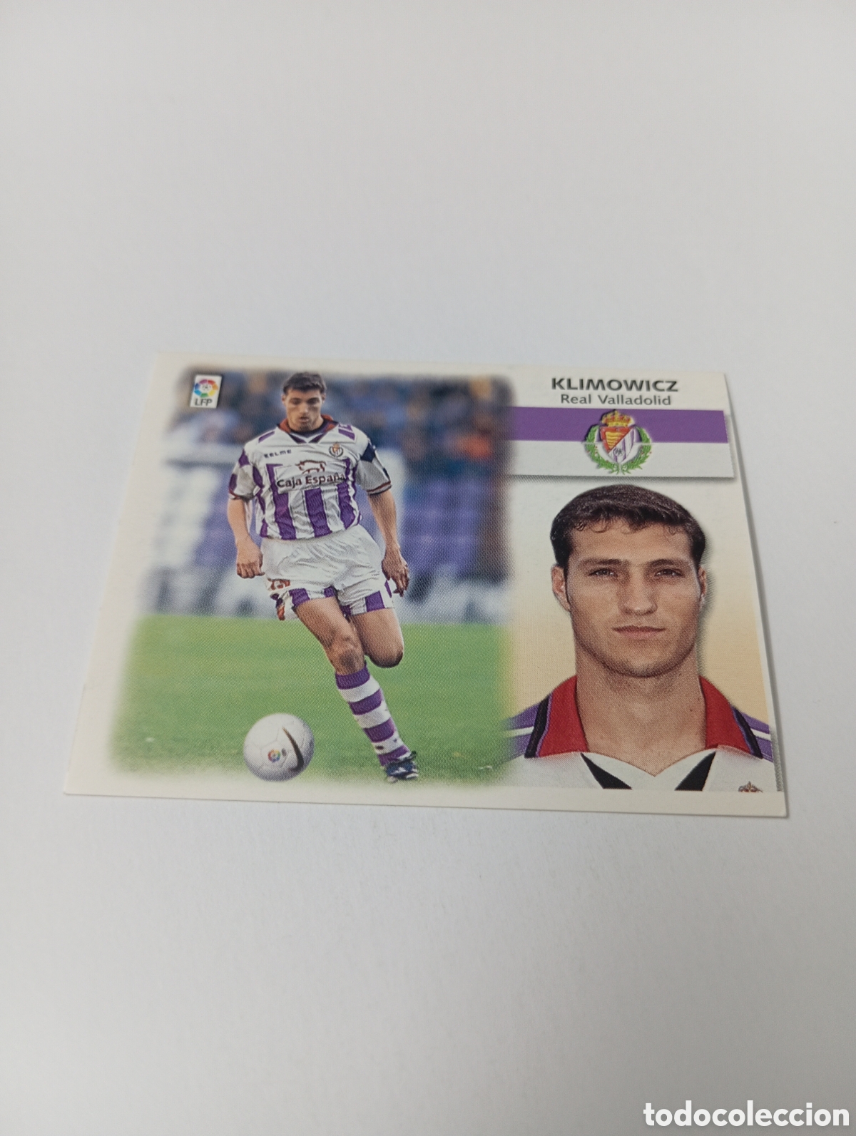 Cromos de F&uacute;tbol: KLIMOWICZ BAJA Valladolid LIGA ESTE 1999 2000 PANINI 99 00 NUEVO SIN PEGAR