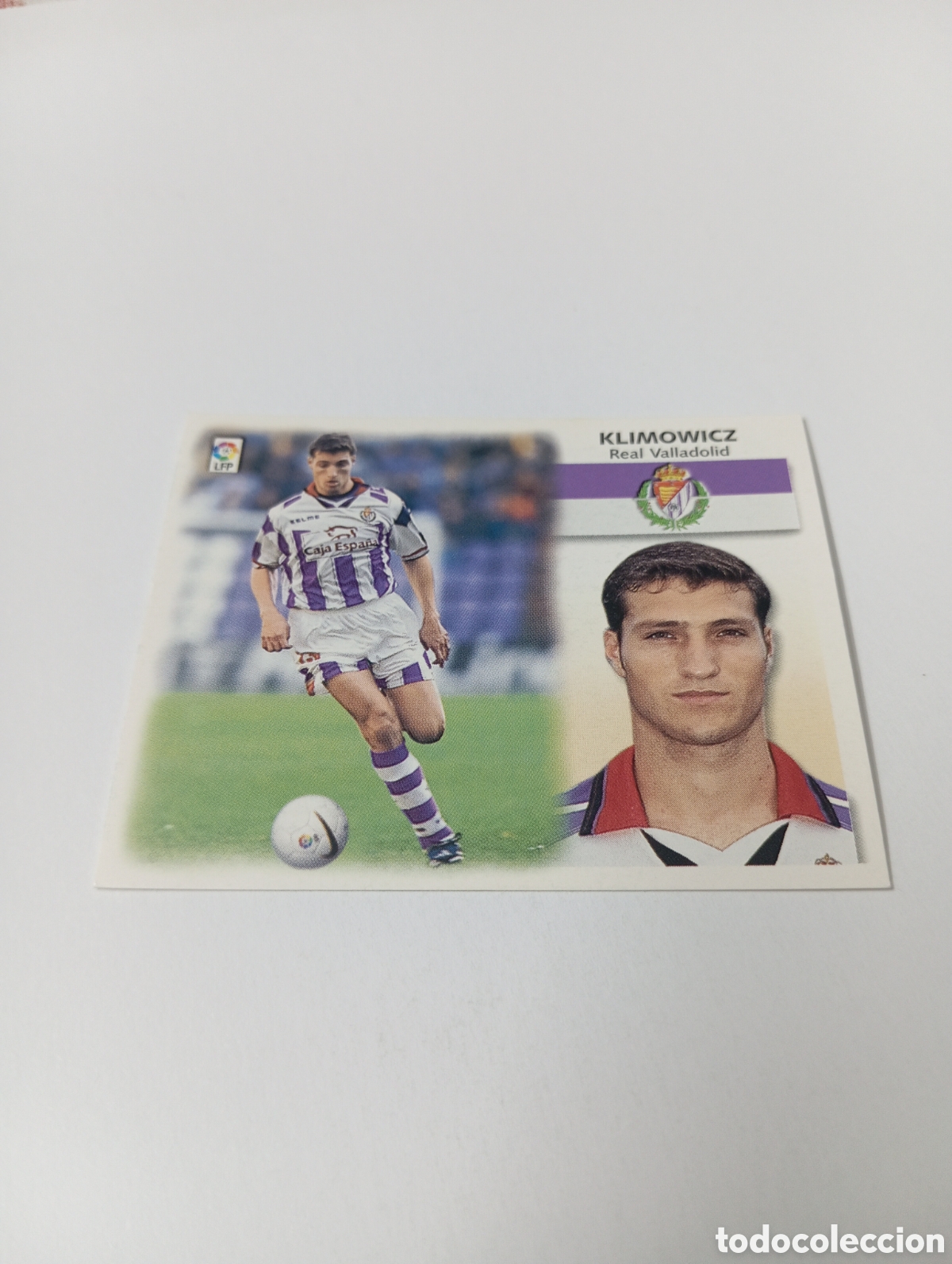 Cromos de F&uacute;tbol: KLIMOWICZ BAJA Valladolid LIGA ESTE 1999 2000 PANINI 99 00 NUEVO SIN PEGAR