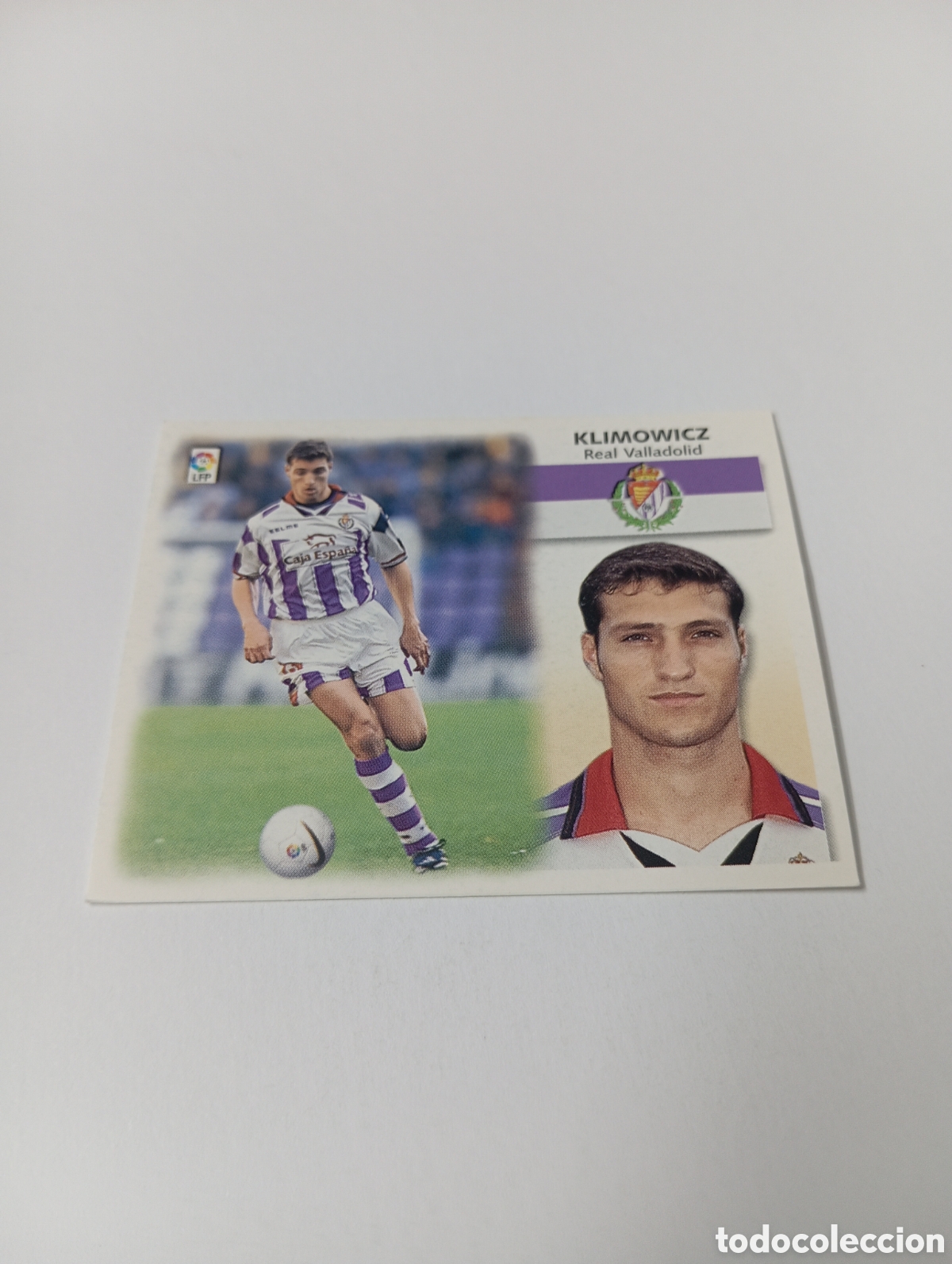 Cromos de F&uacute;tbol: KLIMOWICZ BAJA Valladolid LIGA ESTE 1999 2000 PANINI 99 00 NUEVO SIN PEGAR