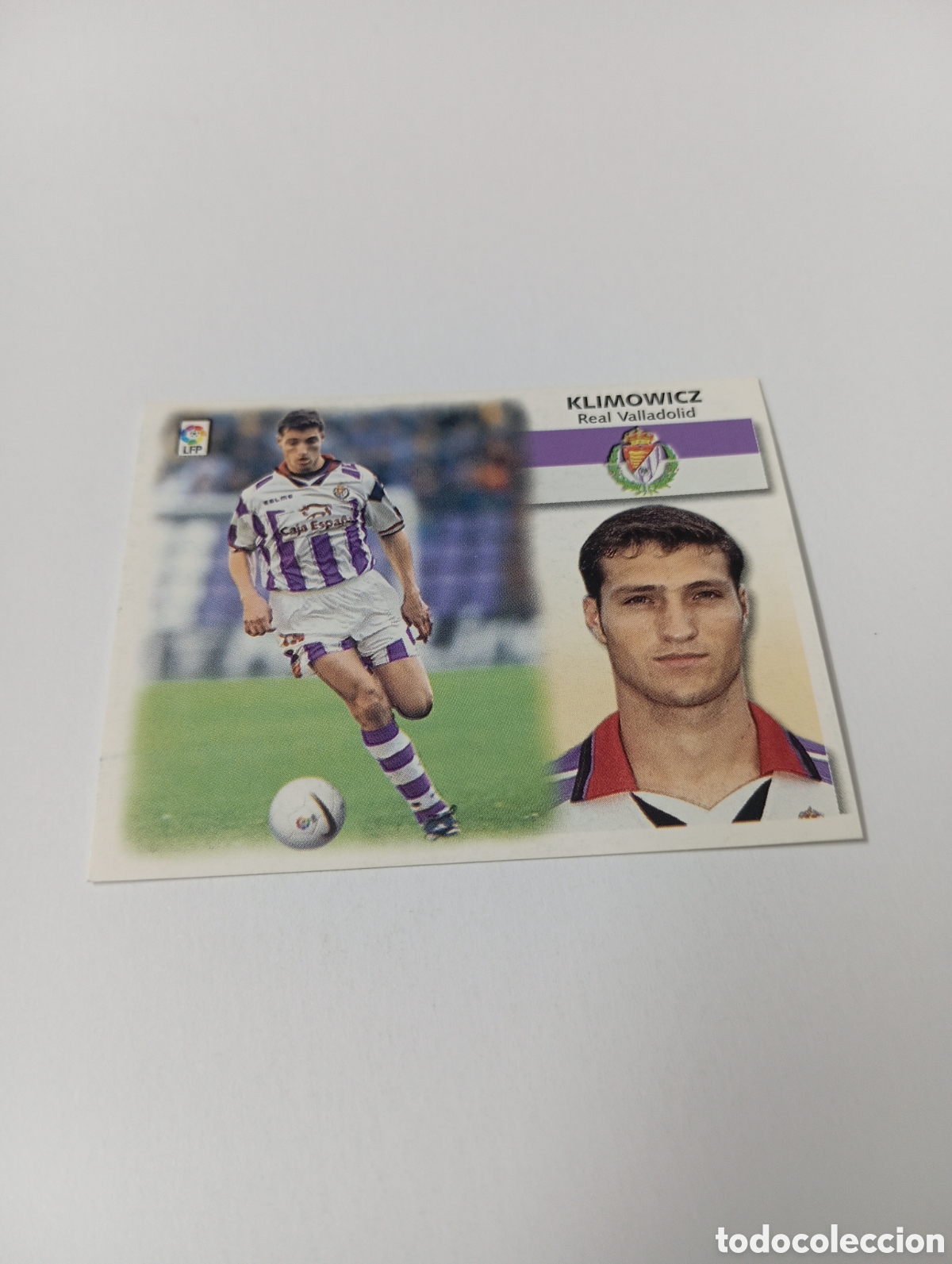 Cromos de F&uacute;tbol: KLIMOWICZ BAJA Valladolid LIGA ESTE 1999 2000 PANINI 99 00 NUEVO SIN PEGAR