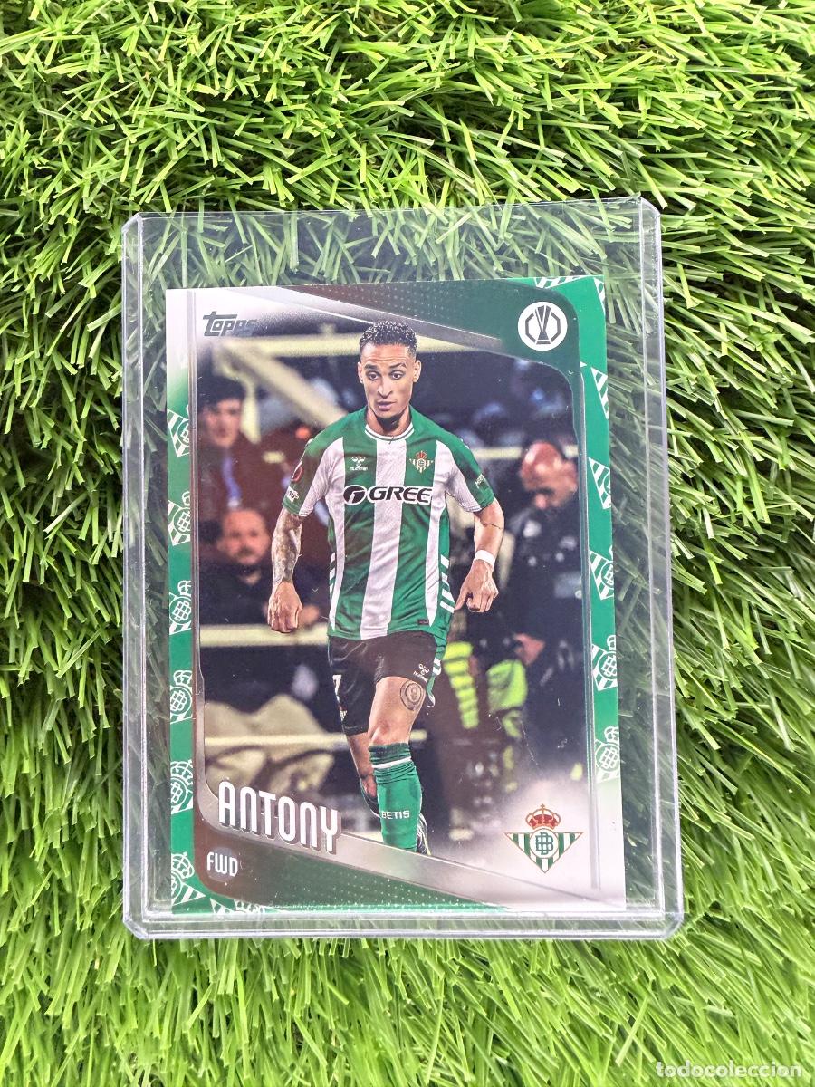 Cromos de F&uacute;tbol: N&ordm; 13 Antony Team Logo Border Case Hit Real Betis Topps UEFA Clubs Competitions Flagship 25 26