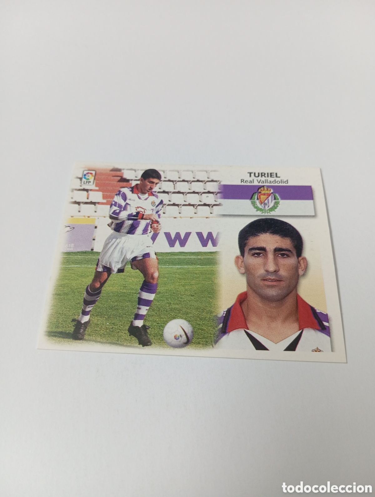 Cromos de F&uacute;tbol: TURIEL Valladolid LIGA ESTE 1999 2000 PANINI 99 00 NUEVO SIN PEGAR