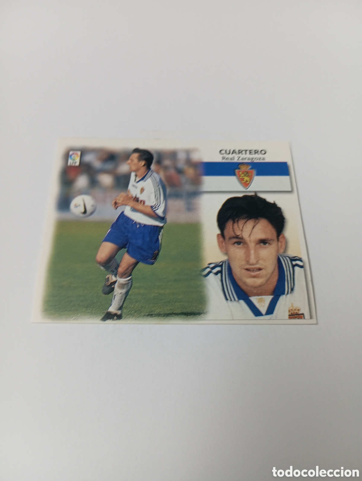 Cromos de F&uacute;tbol: CUARTERO Zaragoza LIGA ESTE 1999 2000 PANINI 99 00 NUEVO SIN PEGAR