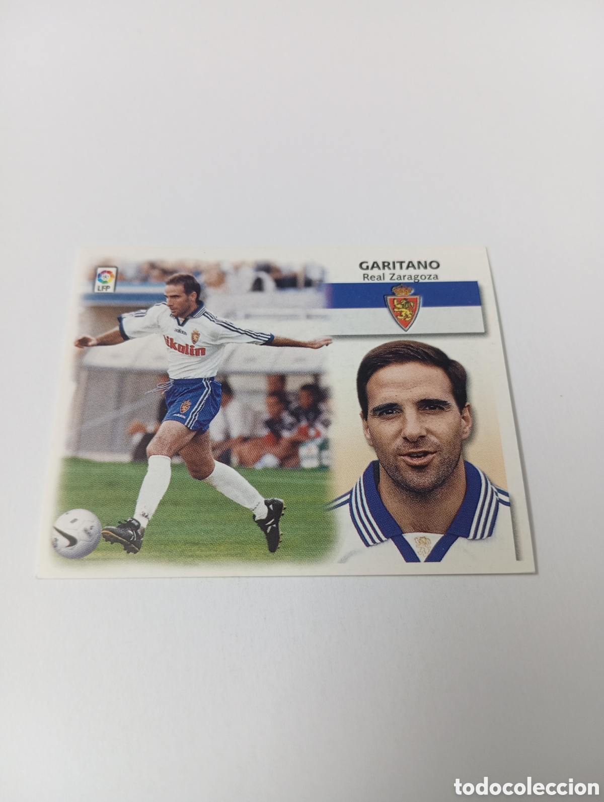 Cromos de F&uacute;tbol: GARITANO Zaragoza LIGA ESTE 1999 2000 PANINI 99 00 NUEVO SIN PEGAR