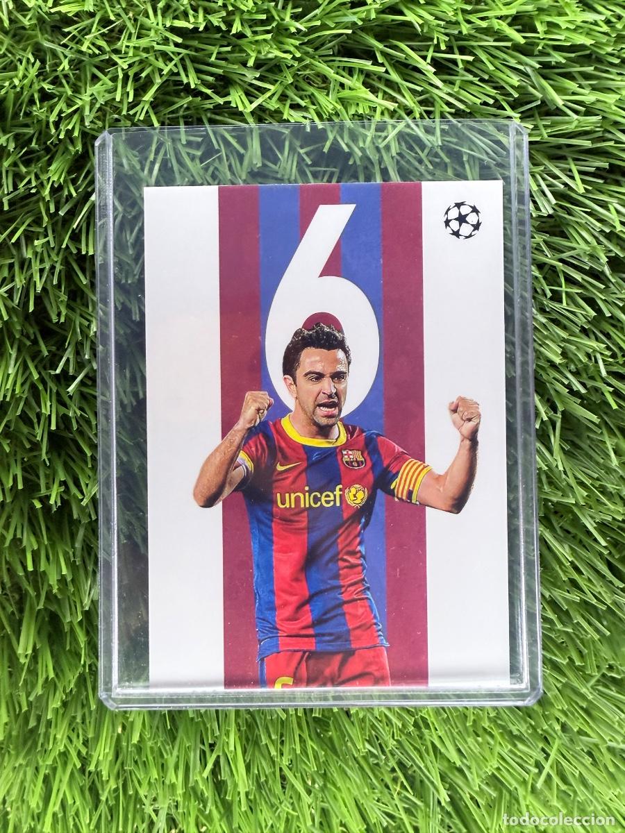 Cromos de F&uacute;tbol: N&ordm; BB-10 Xavi Hern&aacute;ndez Legendary Numbers FC Barcelona Topps UEFA Clubs Competitions Flagship 25 26