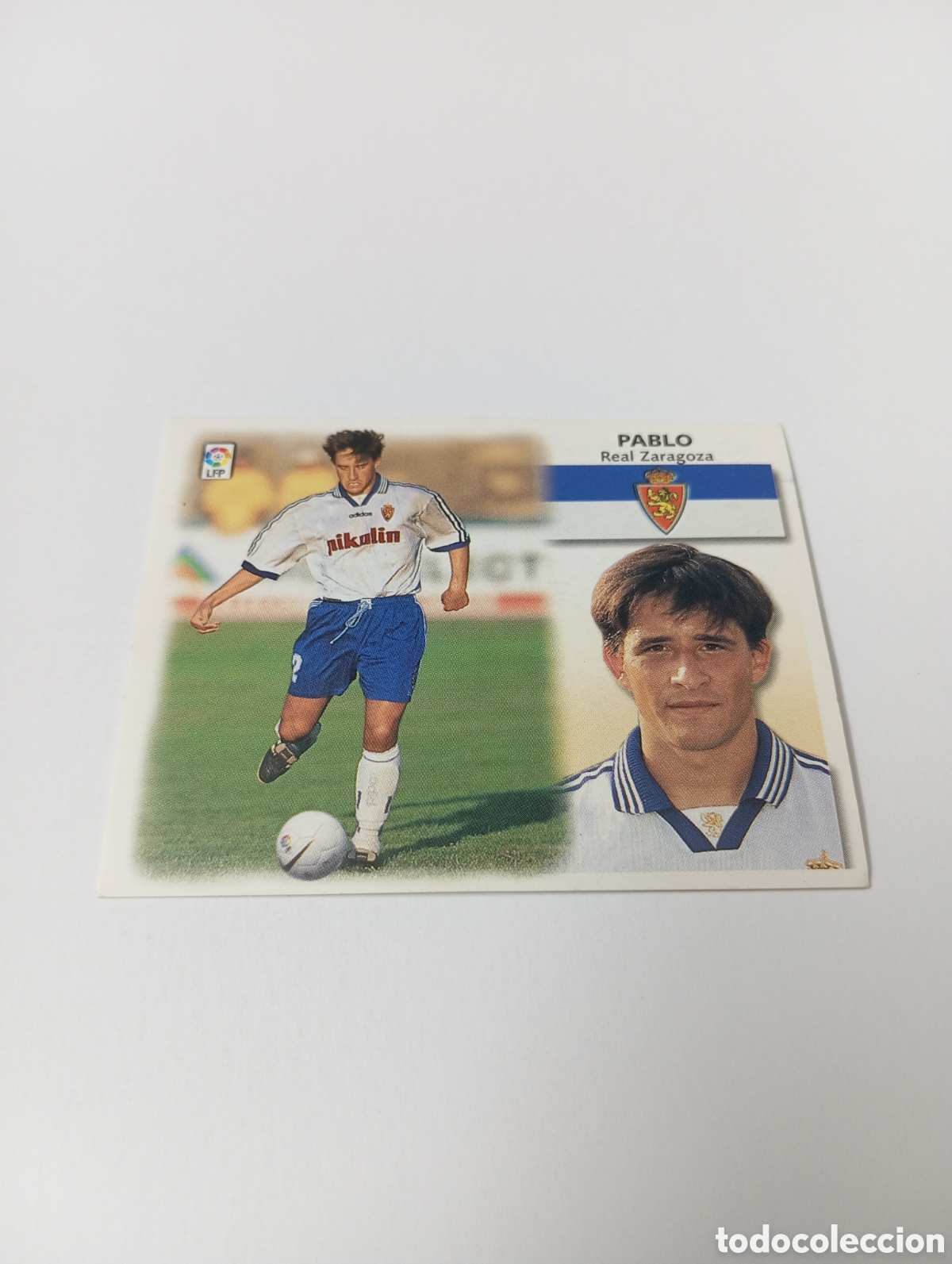 Cromos de F&uacute;tbol: PABLO Zaragoza LIGA ESTE 1999 2000 PANINI 99 00 NUEVO SIN PEGAR