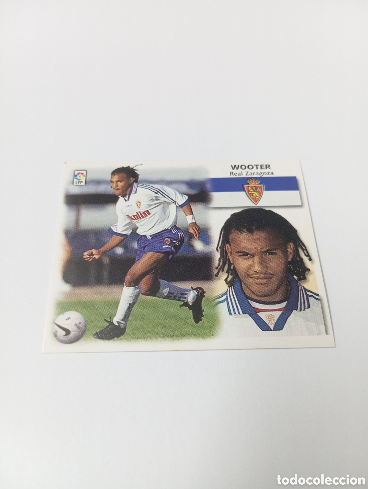 Cromos de F&uacute;tbol: WOOTER Zaragoza LIGA ESTE 1999 2000 PANINI 99 00 NUEVO SIN PEGAR