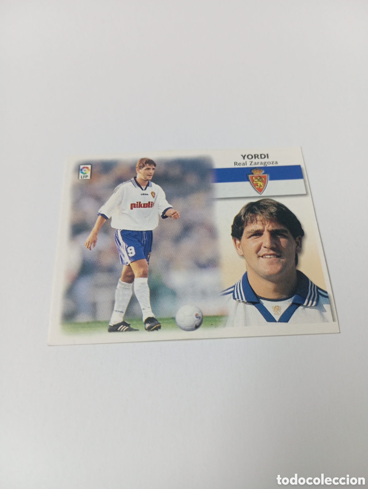 Cromos de F&uacute;tbol: YORDI Zaragoza LIGA ESTE 1999 2000 PANINI 99 00 NUEVO SIN PEGAR