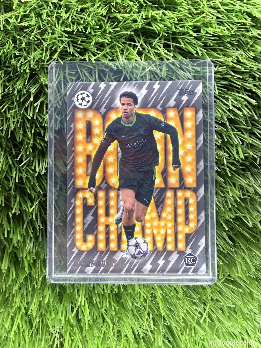 Cromos de F&uacute;tbol: N&ordm; BC-2 Divine Mukasa Born Champ Manchester City Topps UEFA Clubs Competitions Flagship 25 26