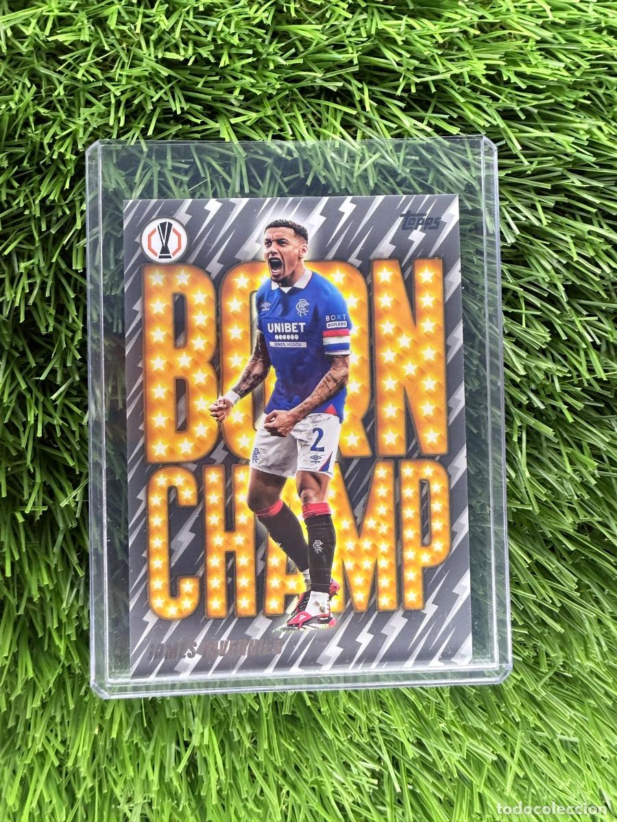 Cromos de F&uacute;tbol: N&ordm; BC-15 James Tavernier Born Champ Rangers FC Topps UEFA Clubs Competitions Flagship 25 26