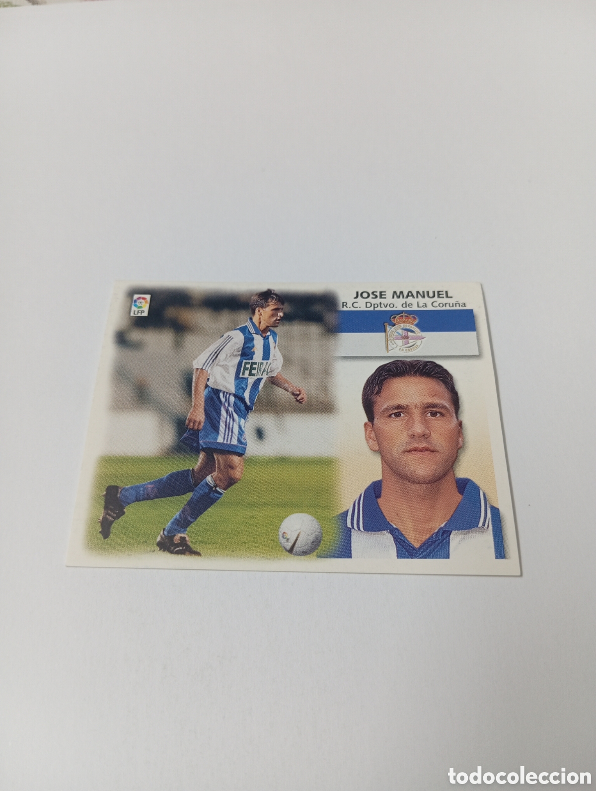 Cromos de F&uacute;tbol: Fichaje 4 JOSE MANUEL Liga Este 1999 2000 PANINI 99 00 NUEVO SIN PEGAR