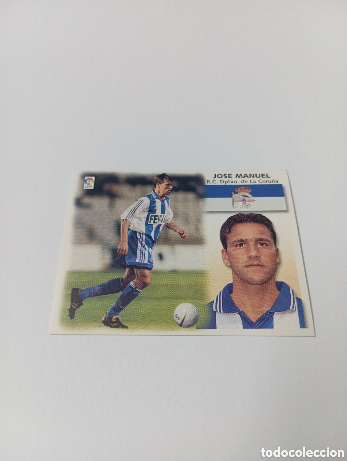 Cromos de F&uacute;tbol: Fichaje 4 JOSE MANUEL Liga Este 1999 2000 PANINI 99 00 NUEVO SIN PEGAR