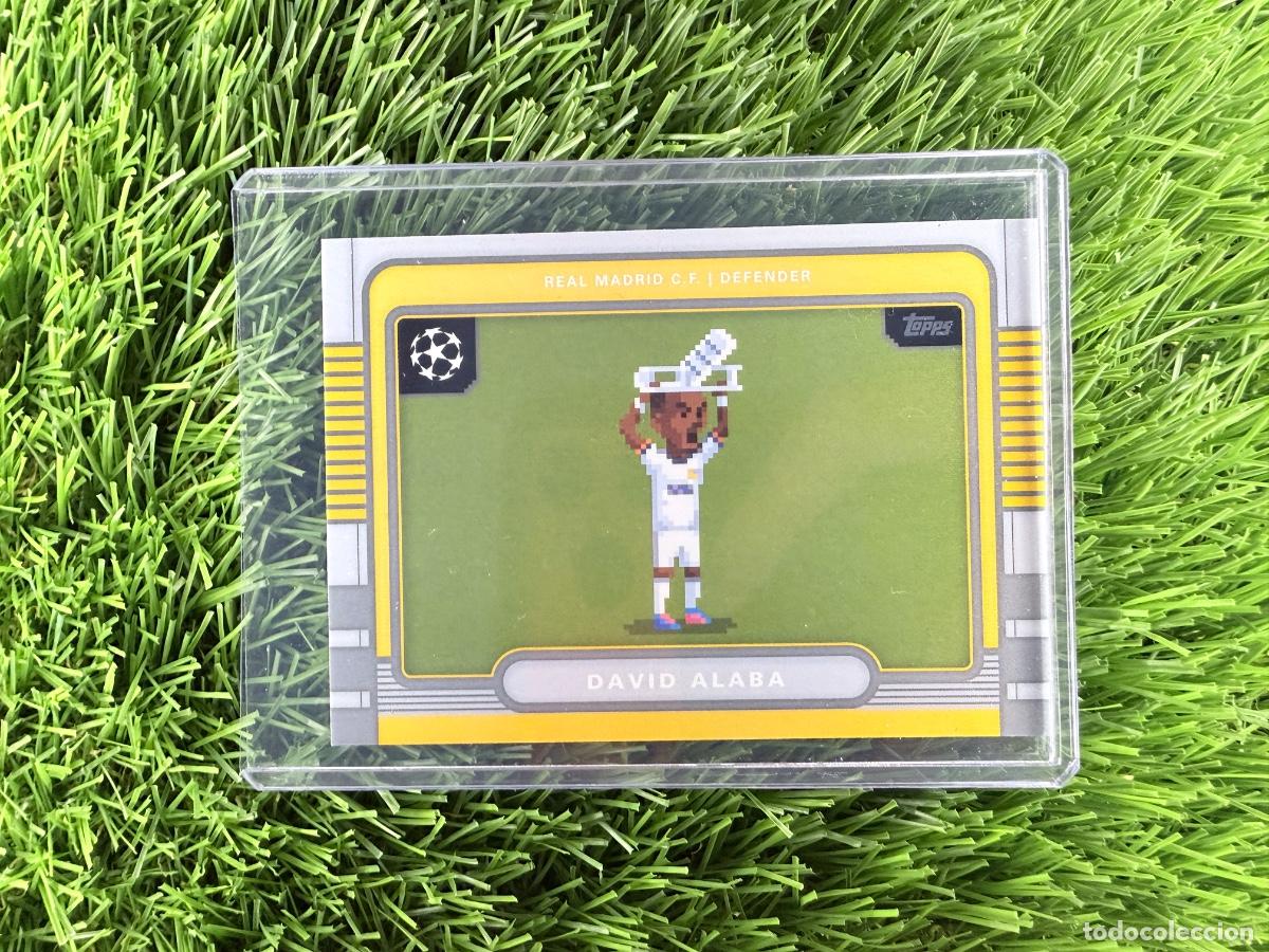 Cromos de F&uacute;tbol: N&ordm; 8B-1 David Alaba 8Bit Shots Real Madrid CF Topps UEFA Clubs Competitions Flagship 25 26