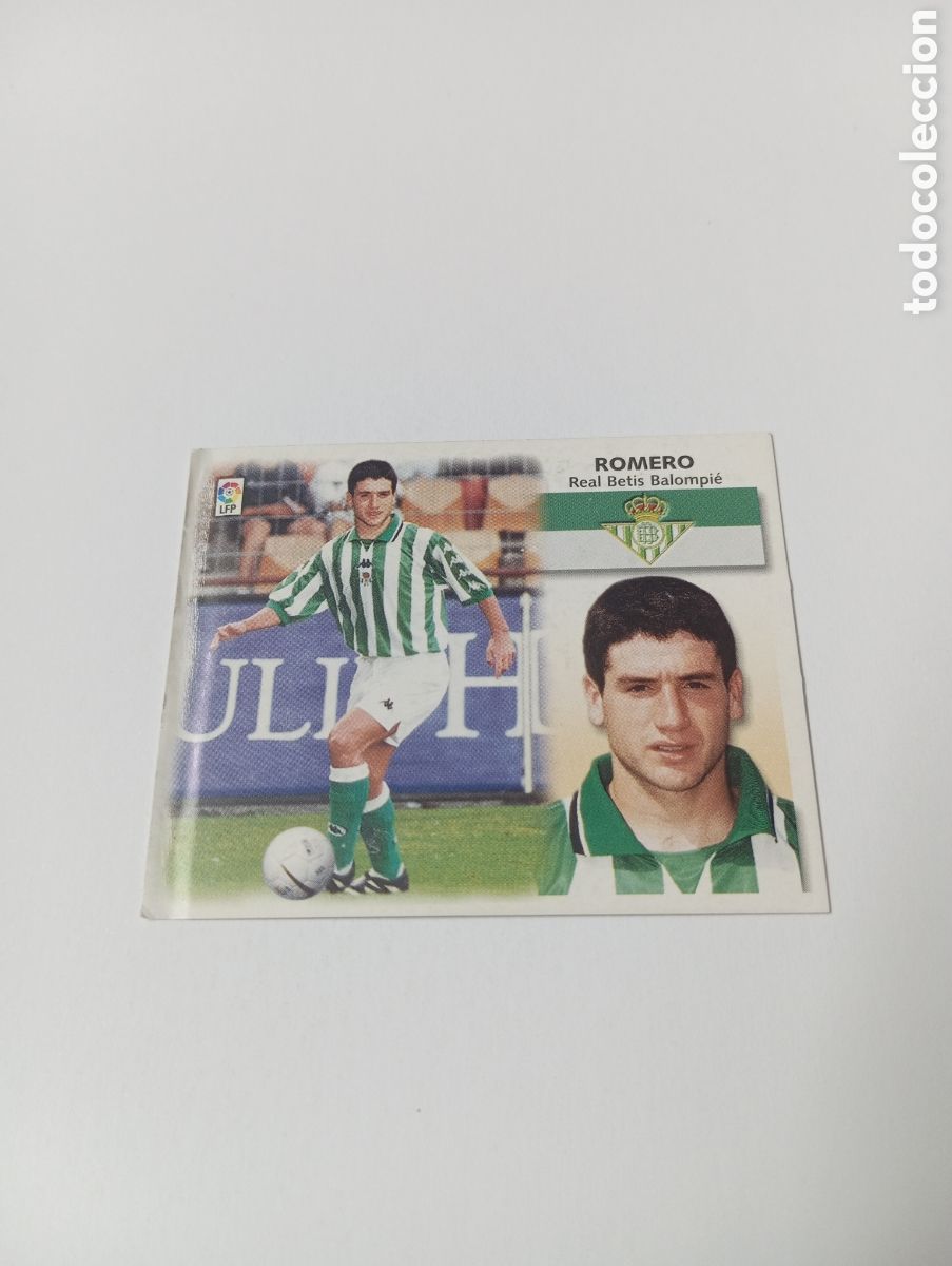Cromos de F&uacute;tbol: Fichaje 7 BIS ROMERO Liga Este 1999 2000 PANINI 99 00 NUEVO SIN PEGAR
