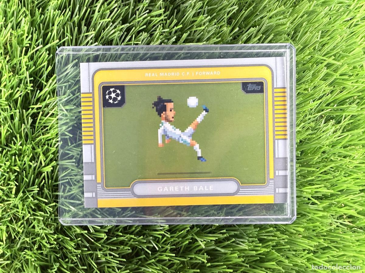Cromos de F&uacute;tbol: N&ordm; 8B-2 Gareth Bale 8Bit Shots Real Madrid CF Topps UEFA Clubs Competitions Flagship 25 26
