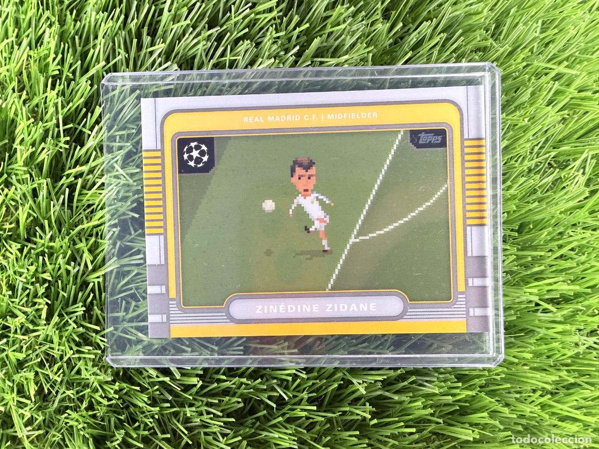 Cromos de F&uacute;tbol: N&ordm; 8B-8 Zinedine Zidane 8Bit Shots Real Madrid CF Topps UEFA Clubs Competitions Flagship 25 26