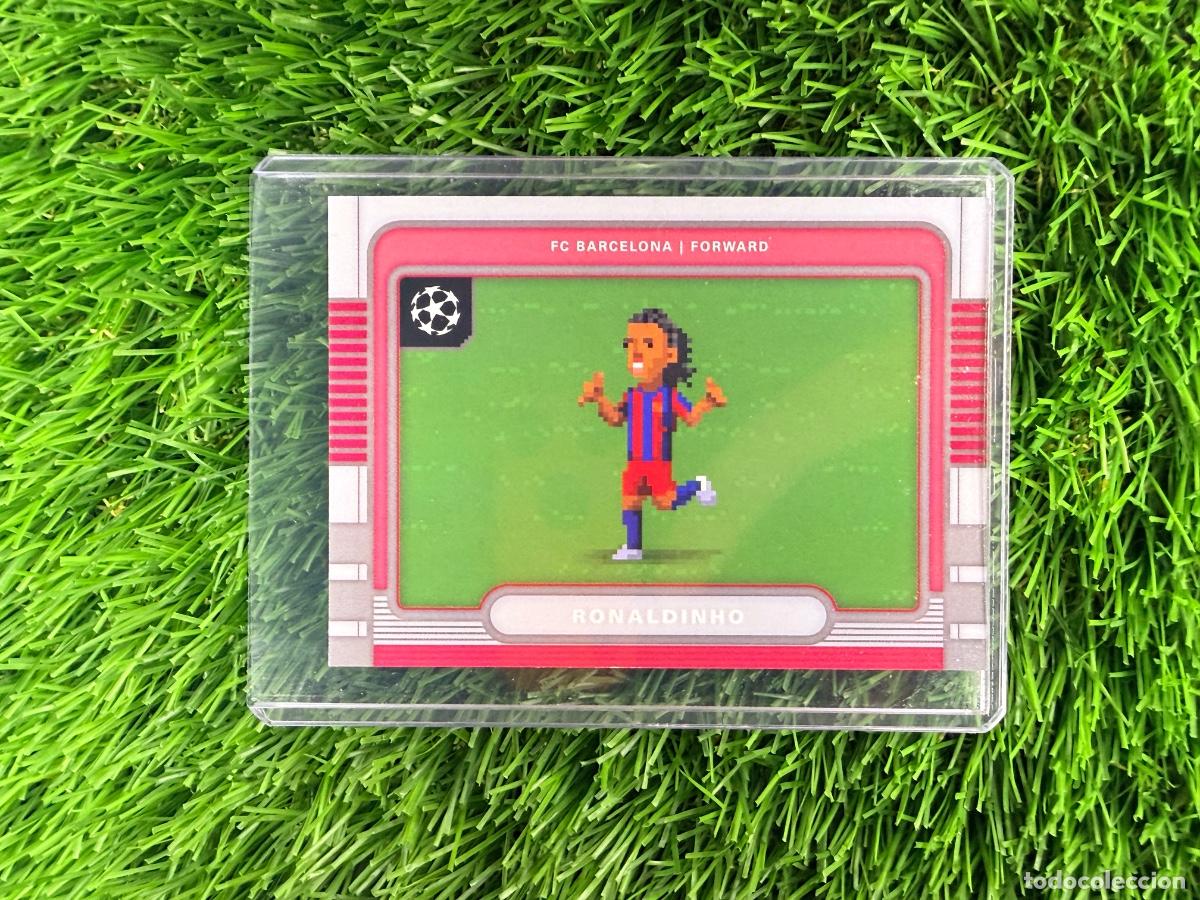 Cromos de F&uacute;tbol: N&ordm; 8B-16 Ronaldinho 8Bit Shots FC Barcelona Topps UEFA Clubs Competitions Flagship 25 26