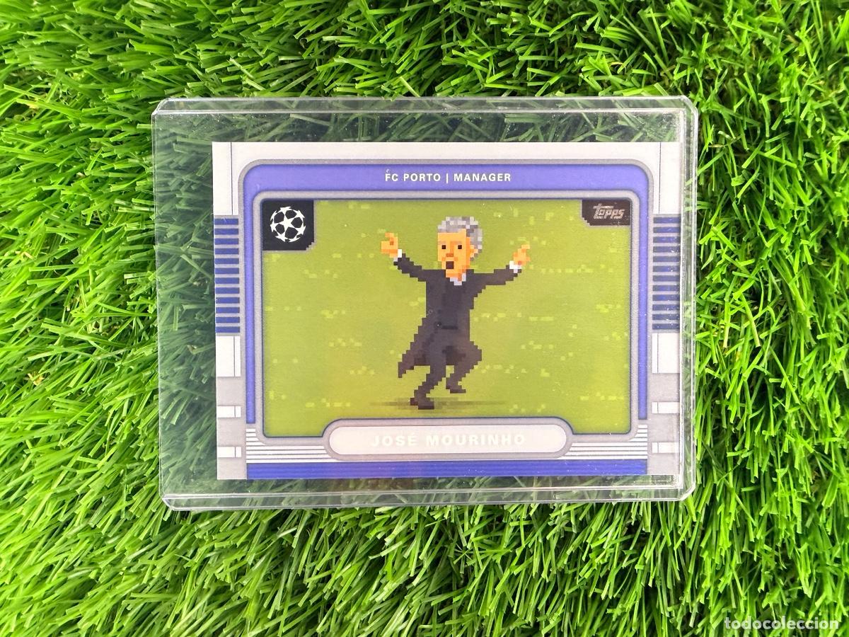 Cromos de F&uacute;tbol: N&ordm; 8B-14 Jos&eacute; Mourinho 8Bit Shots Inter de Mil&aacute;n Topps UEFA Clubs Competitions Flagship 25 26