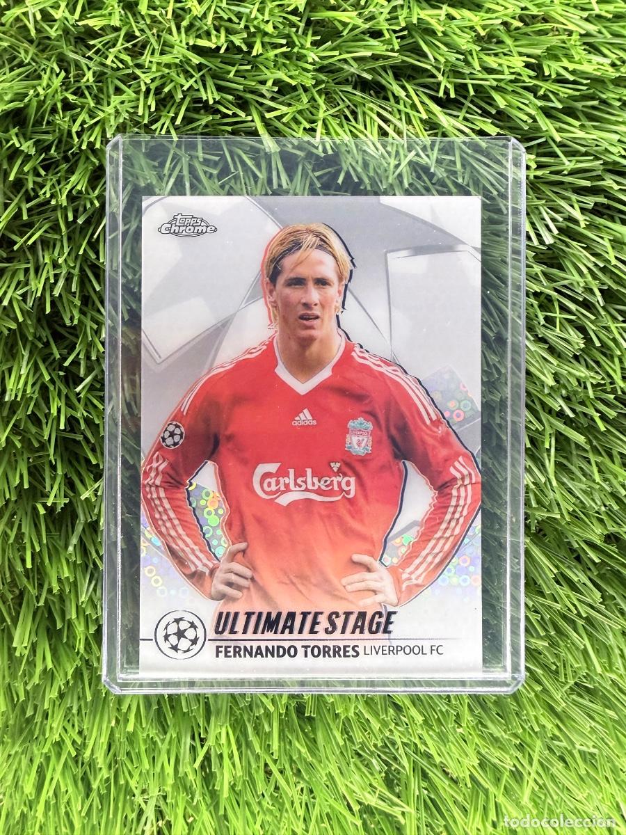 Cromos de F&uacute;tbol: N&ordm; US-4 Fernando Torres Ultimate Stage Chrome Liverpool Topps UEFA Clubs Competition Flagship 25 26
