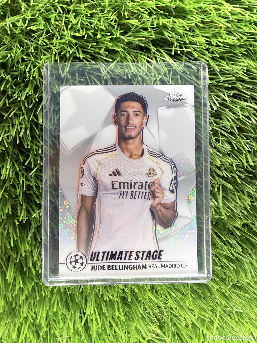 Cromos de F&uacute;tbol: N&ordm; US-26 Jude Bellingham Ultimate Stage Chrome Real Madrid CF UEFA Clubs Competition Flagship 25 26