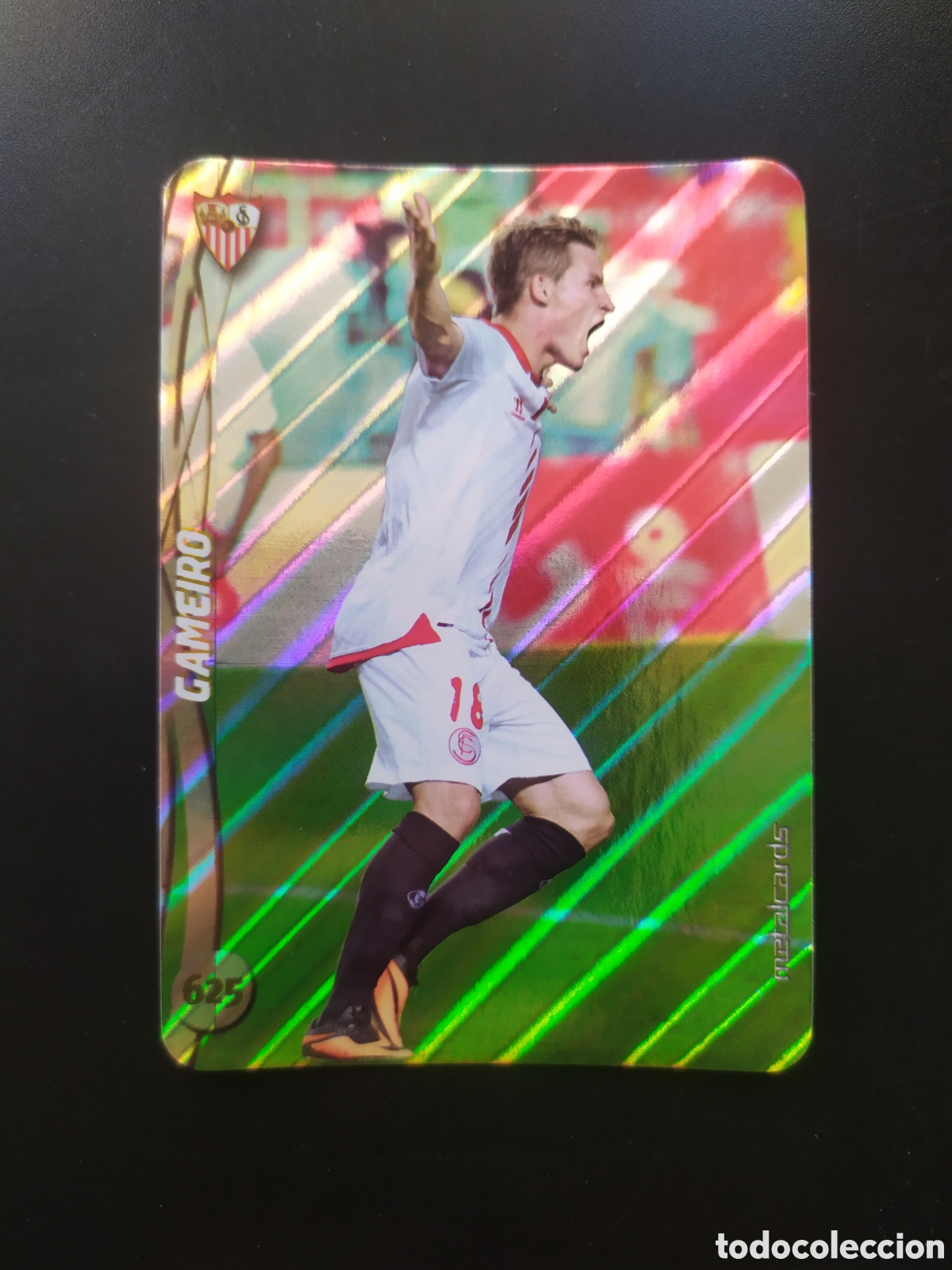 Cromos de F&uacute;tbol: Mundicromo fichas Liga 2014 2015 14 15 Gameiro top brillo rayas n&deg; 625 Sevilla