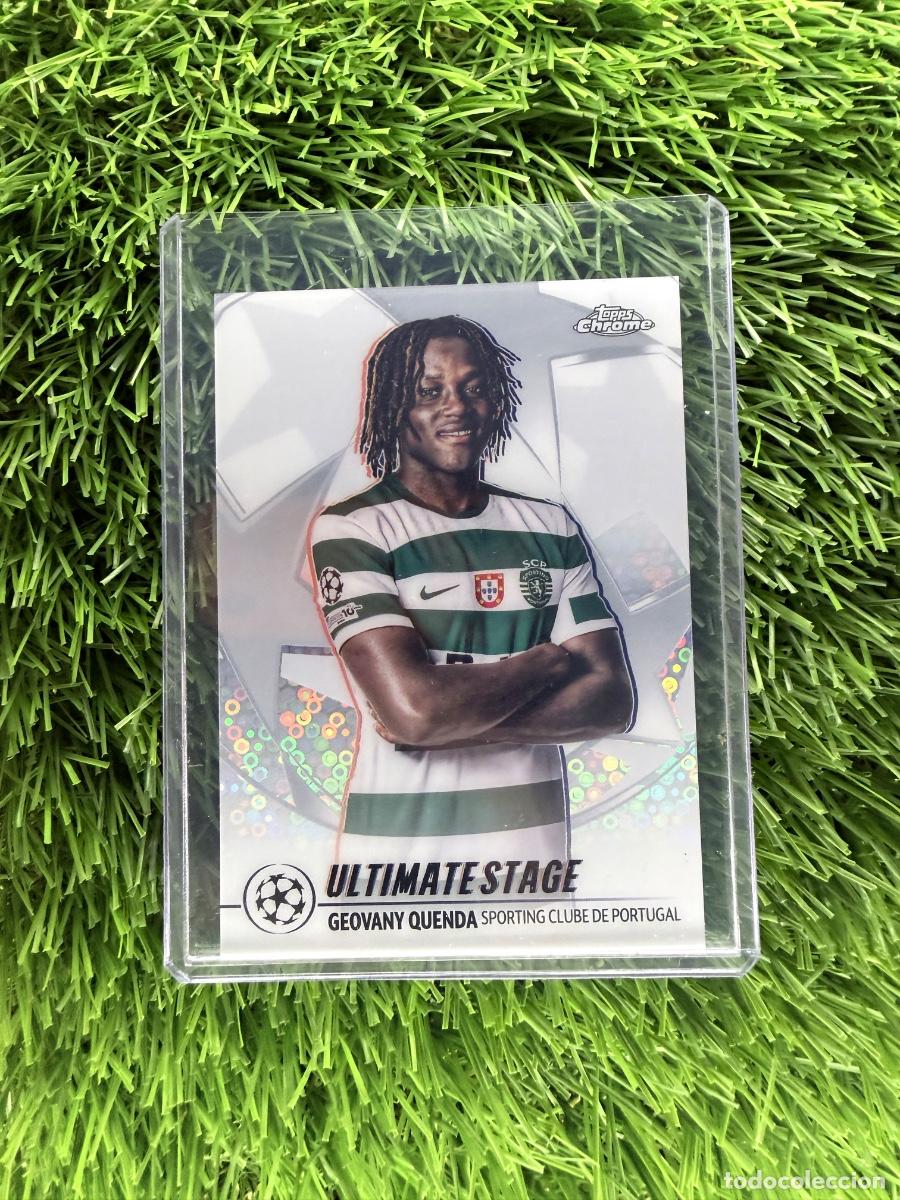 Cromos de F&uacute;tbol: N&ordm; US-49 Geovany Quenda Ultimate Stage Sporting de Lisboa UEFA Club Competition Flagship 25 26