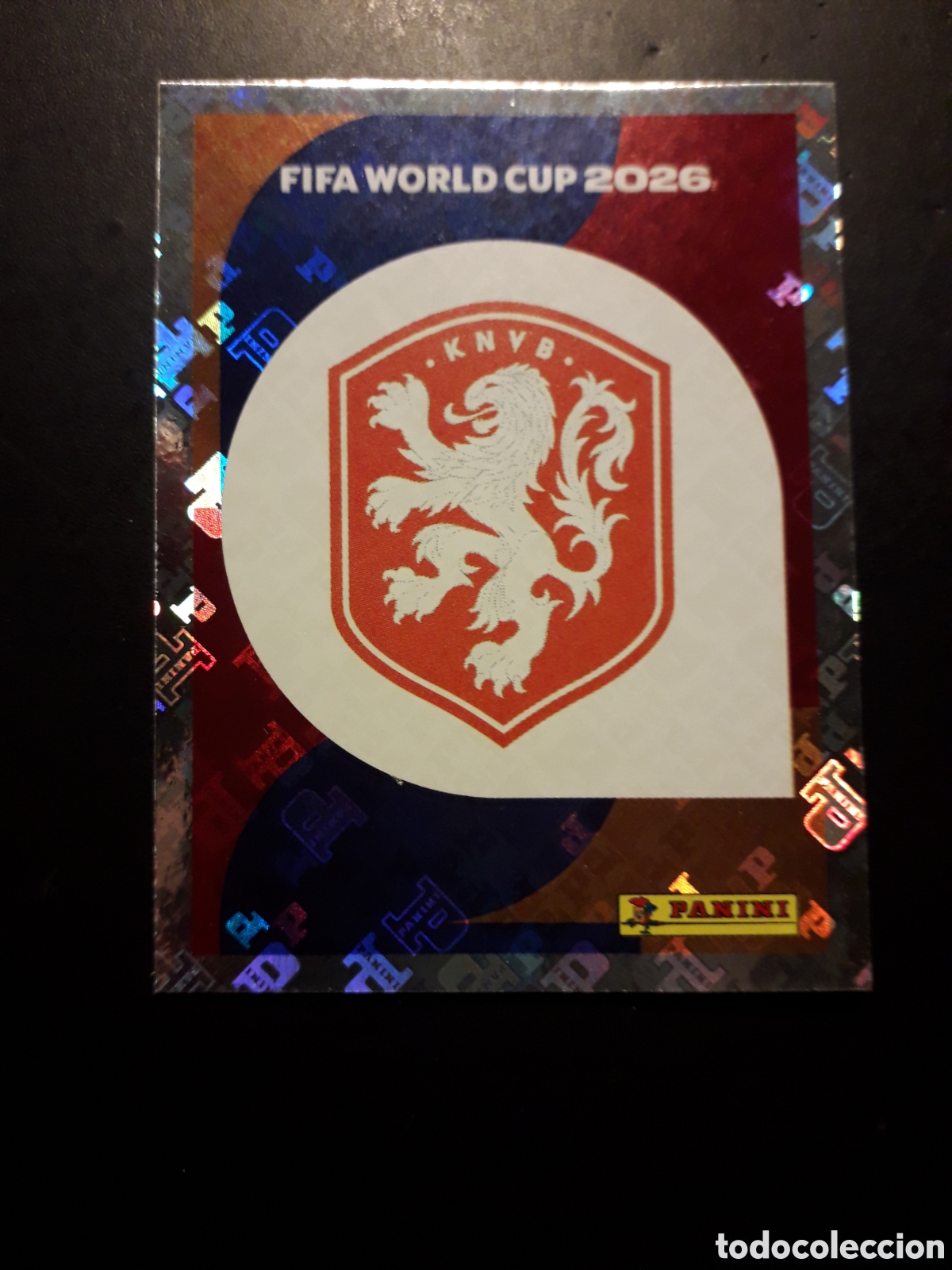 Cromos de F&uacute;tbol: ESCUDO HOLANDA/PA&Iacute;SES BAJOS NED 1 MUNDIAL F&Uacute;TBOL 2026 FIFA WORLD CUP PANINI SIN PEG PEDIDO M&Iacute;NIMO 3&euro;