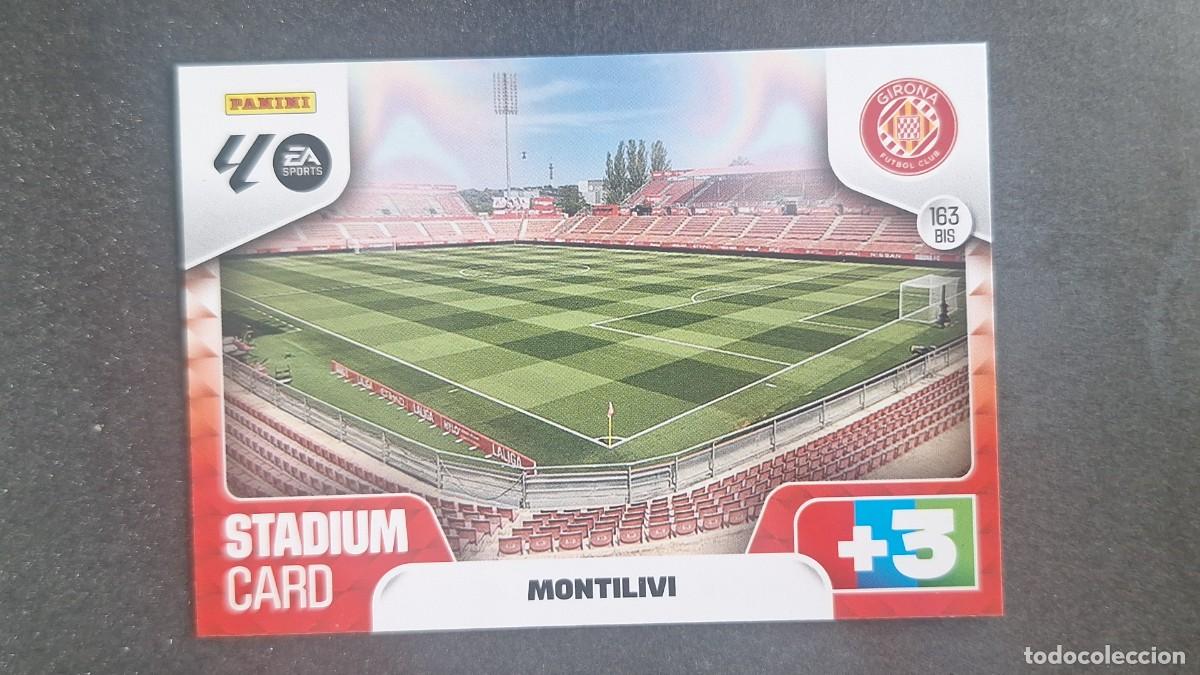 Cromos de F&uacute;tbol: L3 ESTADIO MONTILIVI GIRONA F. C. 163BIS ADRENALYN XL LIGA 2025/2026 25 26 PANINI
