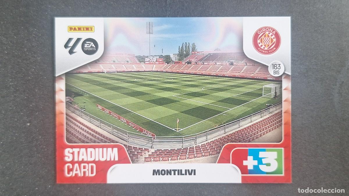 Cromos de F&uacute;tbol: L3 ESTADIO MONTILIVI GIRONA F. C. 163BIS ADRENALYN XL LIGA 2025/2026 25 26 PANINI