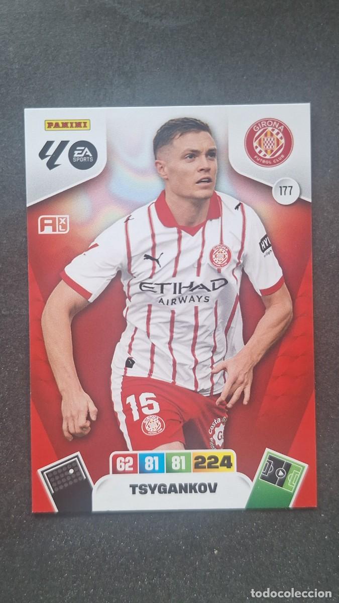 Cromos de F&uacute;tbol: L3 TSYGANKOV GIRONA F. C. 177 ADRENALYN XL LIGA 2025/2026 25 26 PANINI