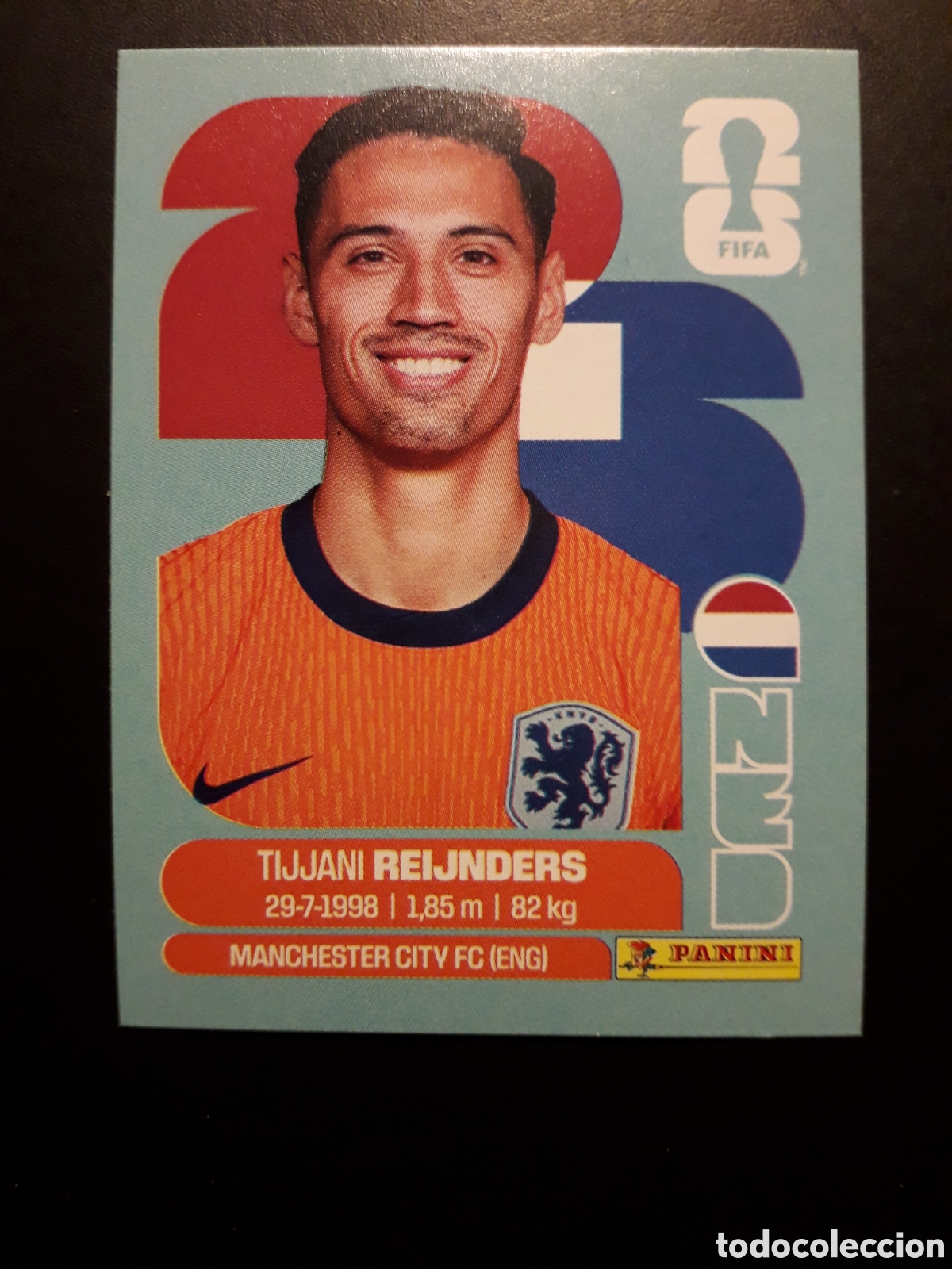 Football Stickers: REIJNDERS HOLANDA/PA&Iacute;SES BAJOS NED 10 MUNDIAL F&Uacute;TBOL 2026 FIFA WORLD CUP PANINI PEDIDO M&Iacute;NIMO 3&euro;