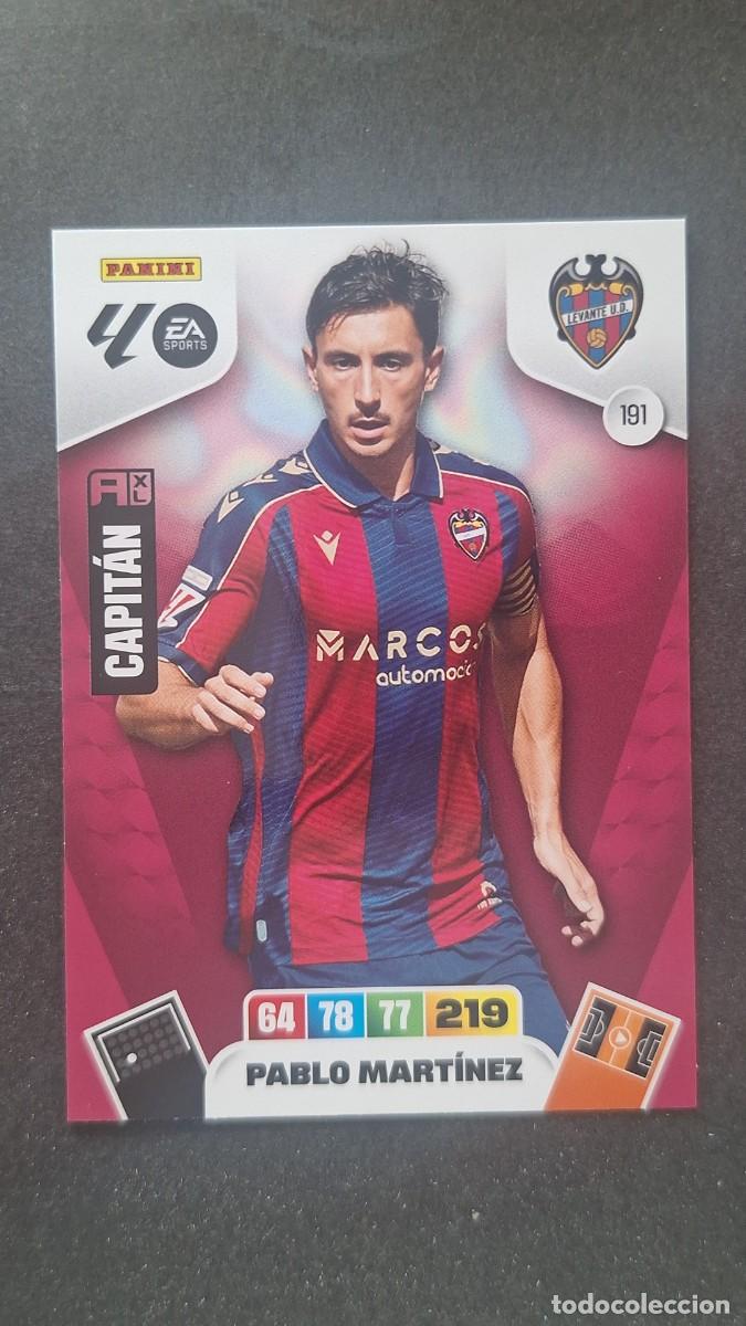 Cromos de F&uacute;tbol: L3 PABLO MARTINEZ LEVANTE U. D. 191 ADRENALYN XL LIGA 2025/2026 25 26 PANINI