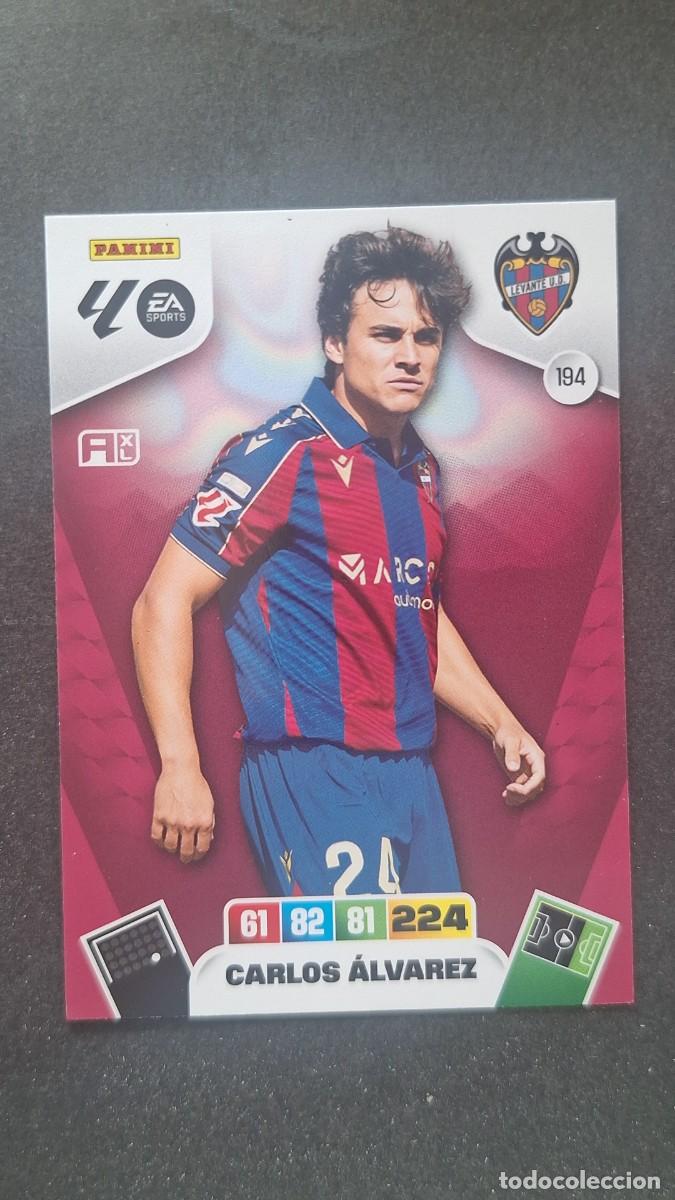 Cromos de F&uacute;tbol: L3 CARLOS ALVAREZ LEVANTE U. D. 194 ADRENALYN XL LIGA 2025/2026 25 26 PANINI