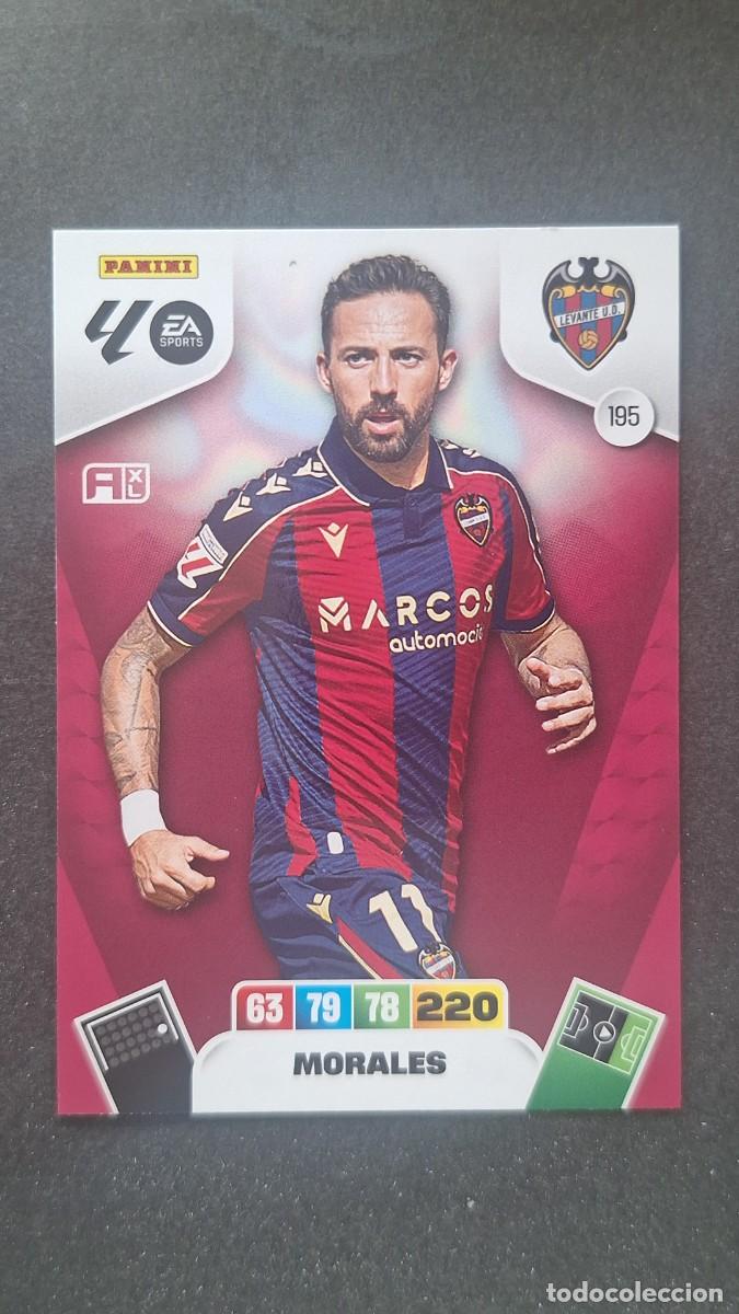 Cromos de F&uacute;tbol: L3 MORALES LEVANTE U. D. 195 ADRENALYN XL LIGA 2025/2026 25 26 PANINI
