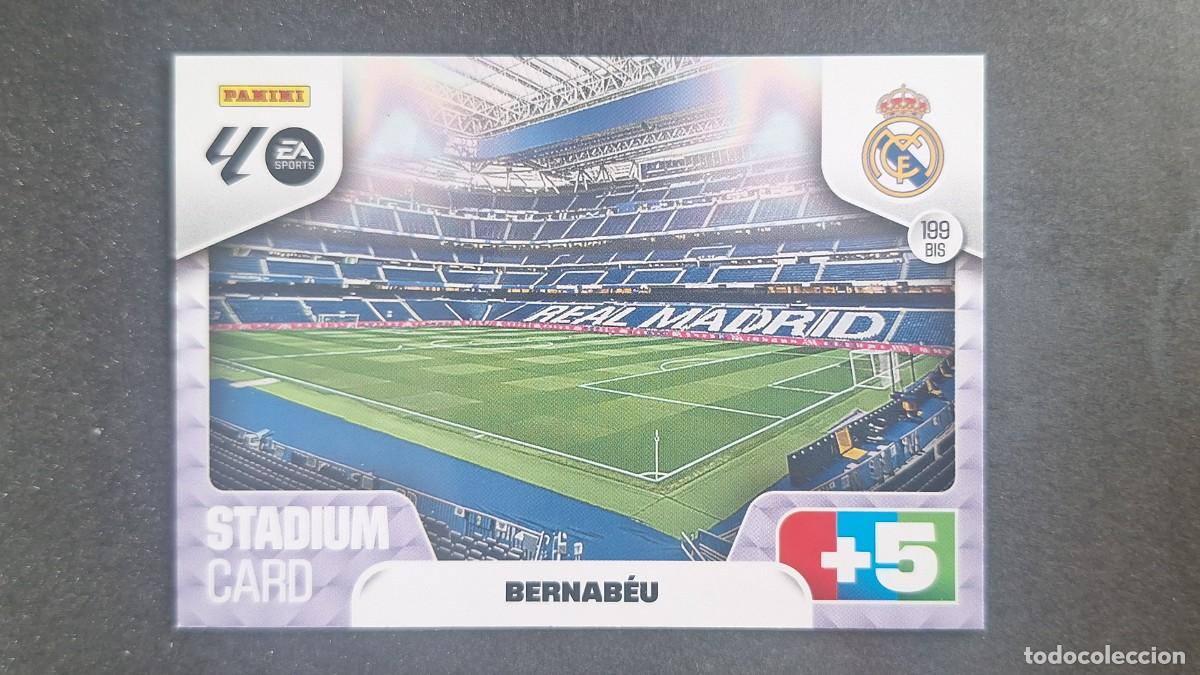 Cromos de F&uacute;tbol: L3 ESTADIO BERNABEU REAL MADRID 199BIS ADRENALYN XL LIGA 2025/2026 25 26 PANINI