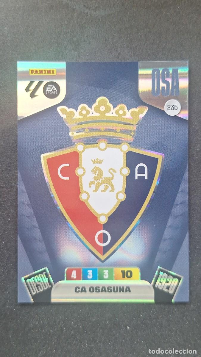 Cromos de F&uacute;tbol: L3 ESCUDO C. A. OSASUNA 235 ADRENALYN XL LIGA 2025/2026 25 26 PANINI
