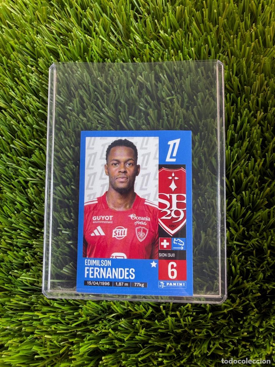 Cromos de F&uacute;tbol: N&ordm; 73 Edimilson Fernandes Stade Brestois Foot Ligue 1 Francia 24 25
