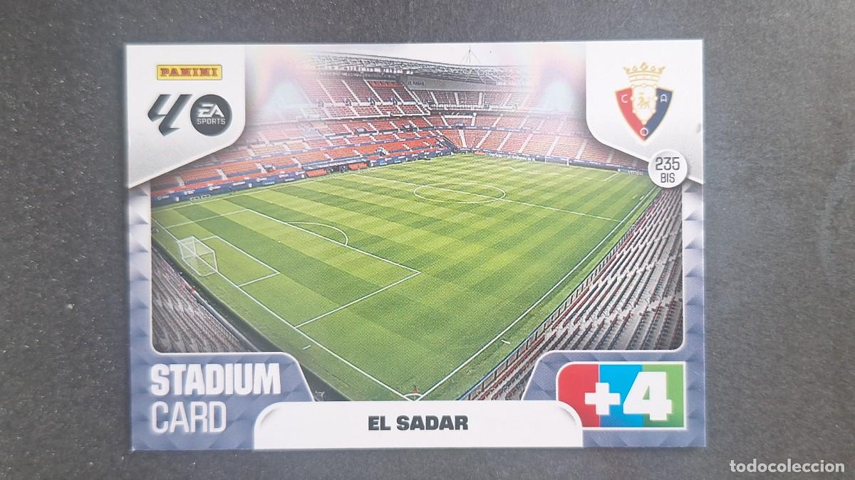 Cromos de F&uacute;tbol: L3 ESTADIO EL SADAR C. A. OSASUNA 235BIS ADRENALYN XL LIGA 2025/2026 25 26 PANINI