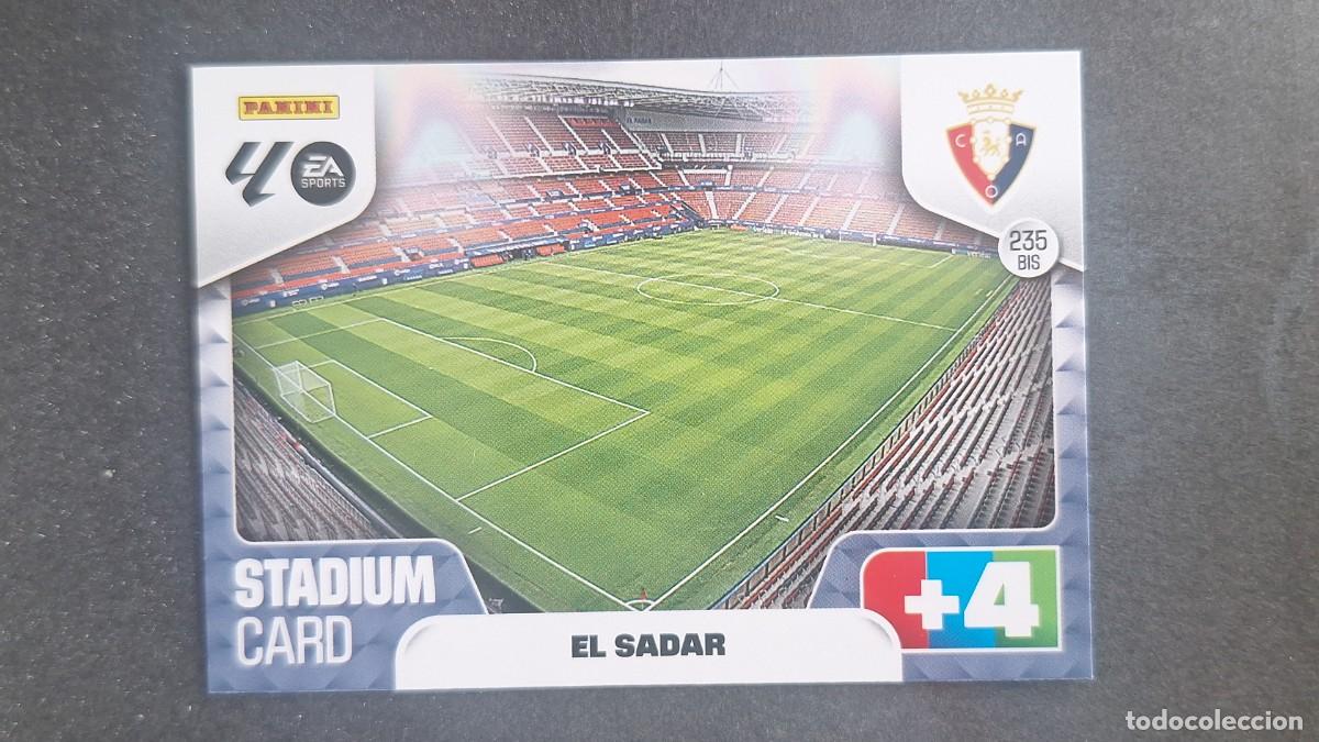 Cromos de F&uacute;tbol: L3 ESTADIO EL SADAR C. A. OSASUNA 235BIS ADRENALYN XL LIGA 2025/2026 25 26 PANINI