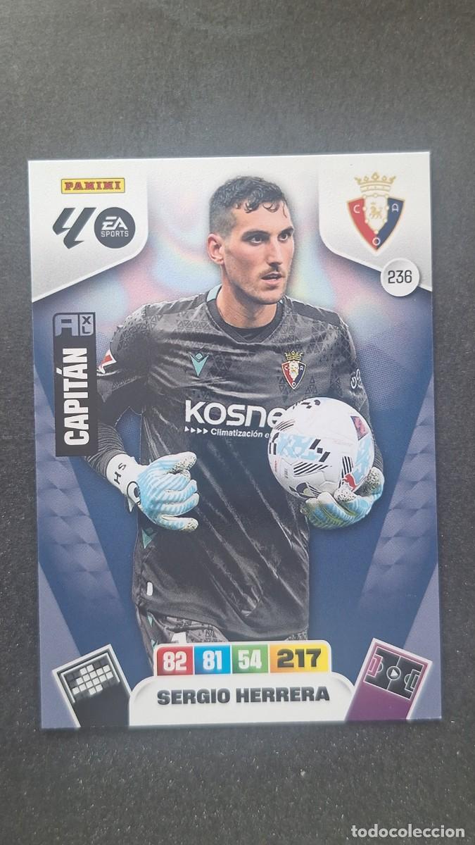 Cromos de F&uacute;tbol: L3 SERGIO HERRERA C. A. OSASUNA 236 ADRENALYN XL LIGA 2025/2026 25 26 PANINI