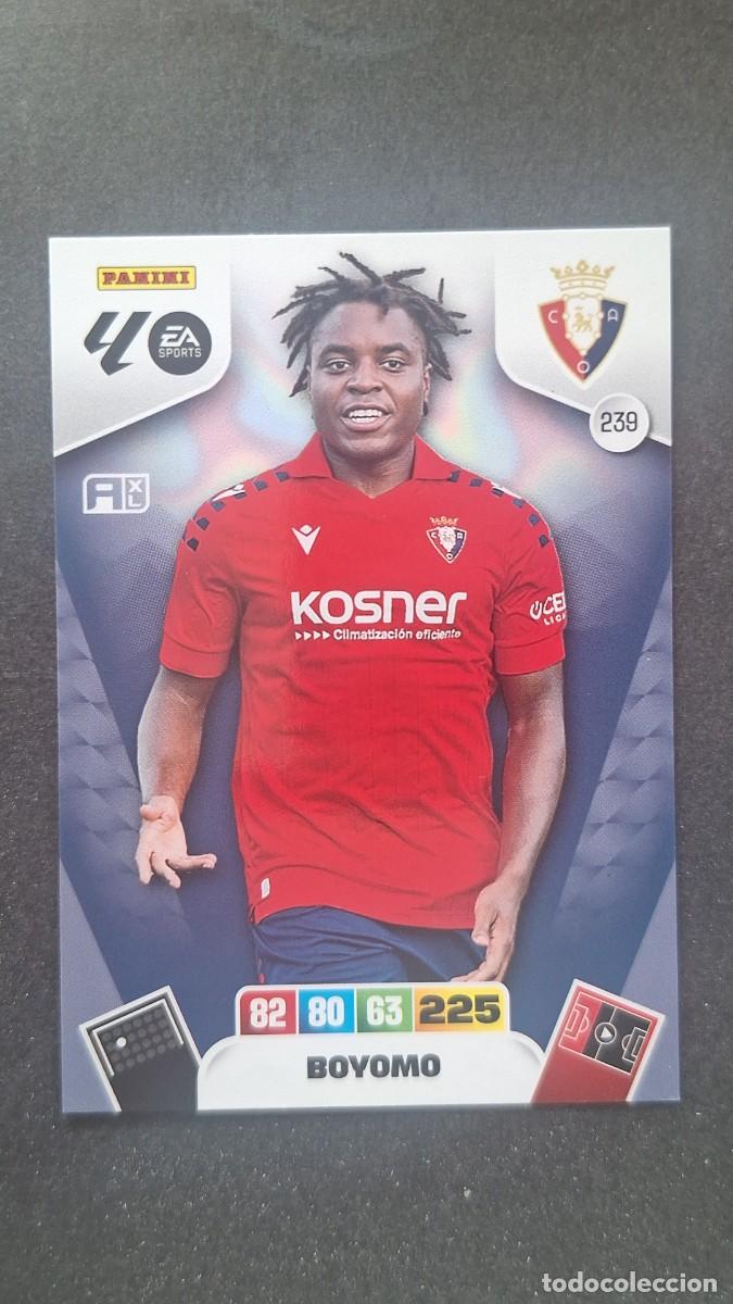 Cromos de F&uacute;tbol: L3 BOYOMO C. A. OSASUNA 239 ADRENALYN XL LIGA 2025/2026 25 26 PANINI