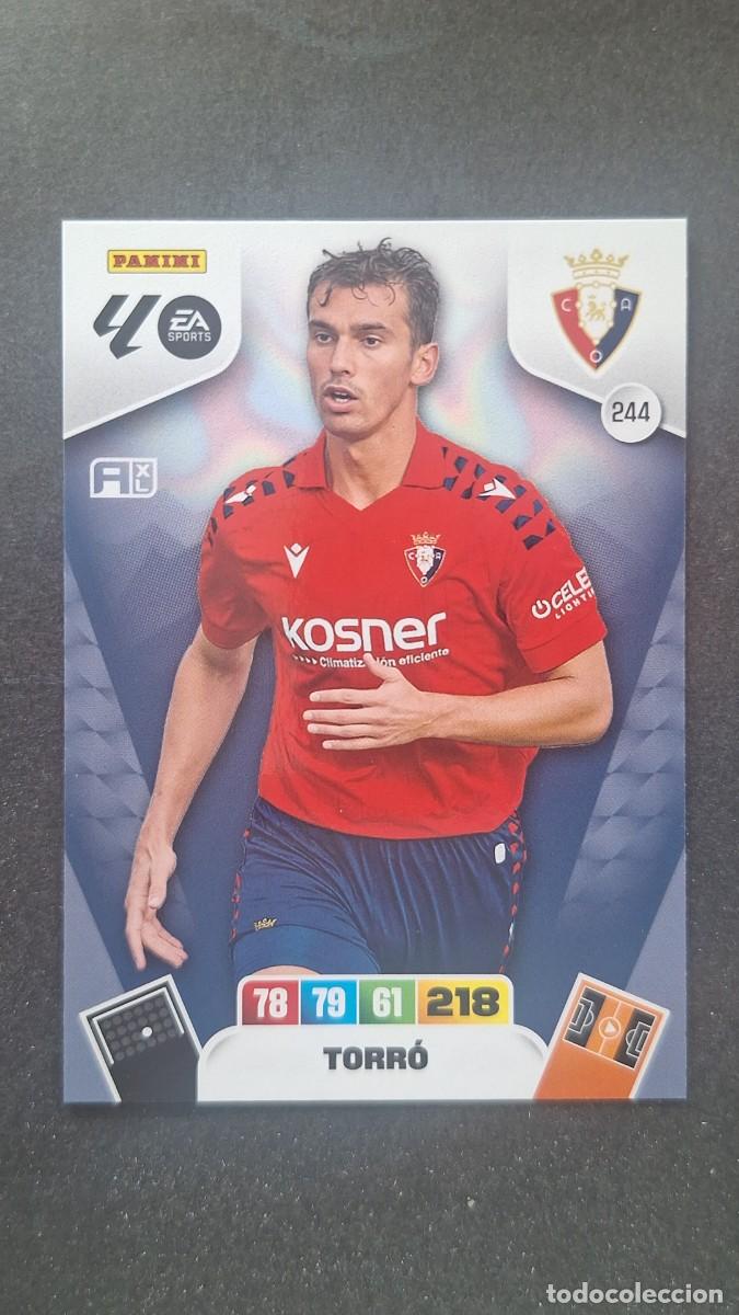 Cromos de F&uacute;tbol: L3 TORRO C. A. OSASUNA 244 ADRENALYN XL LIGA 2025/2026 25 26 PANINI
